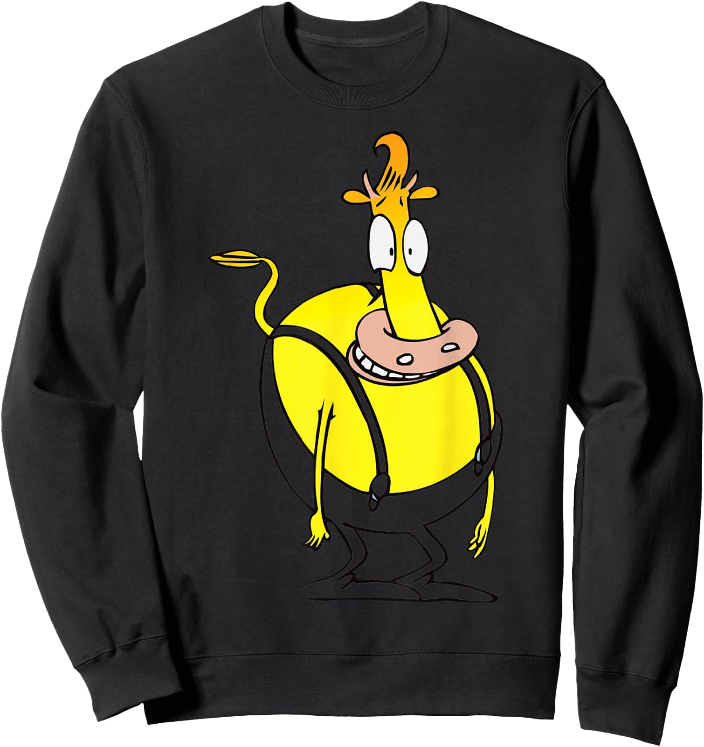 Nickelodeon Rocko's Modern Life Character Heffer Wolfe Sweatshirt - Sweatshirt | Black
