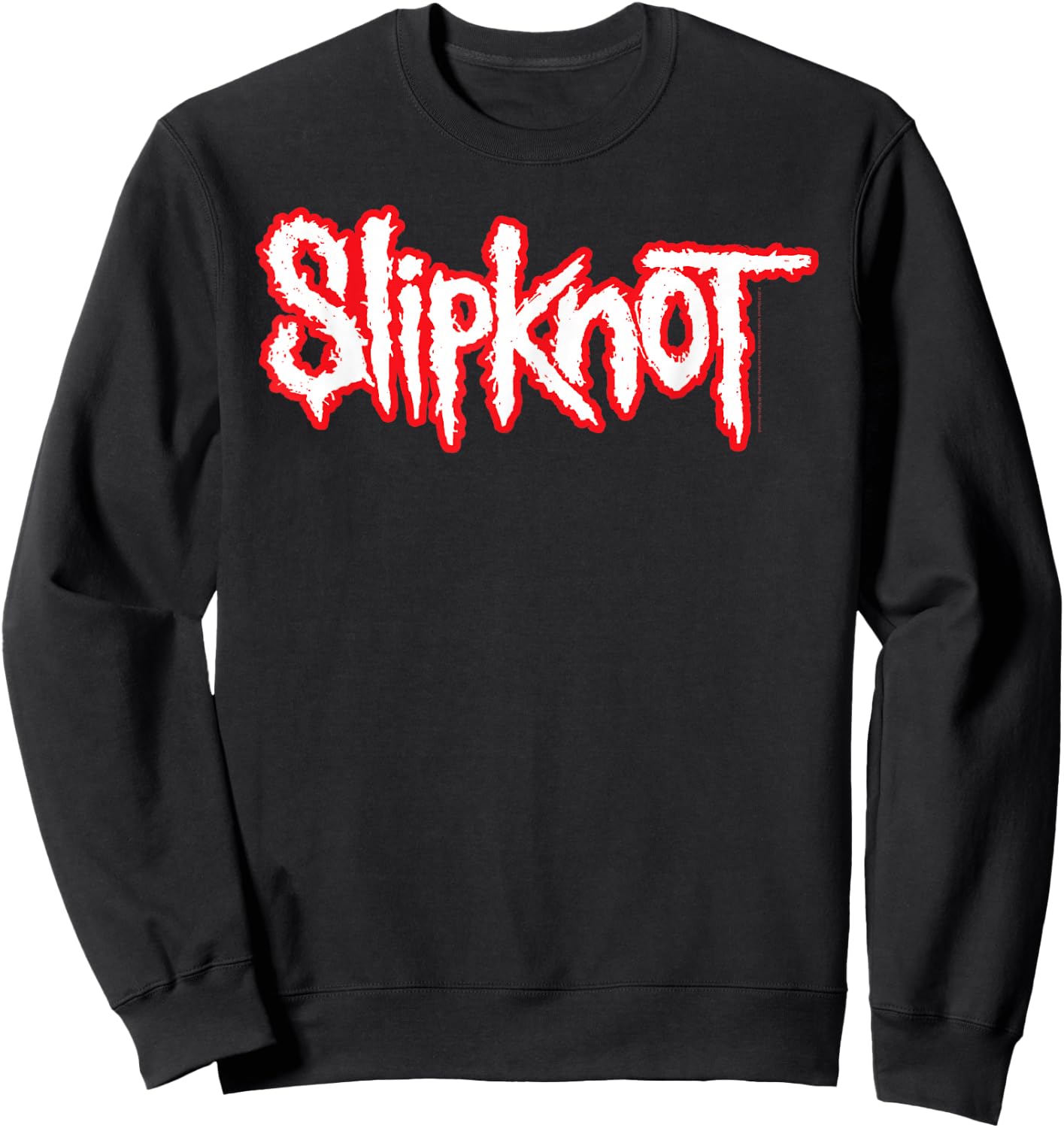 Slipknot Official Basic Logo Short Sleeve Sweatshirt - Sweatshirt | Black