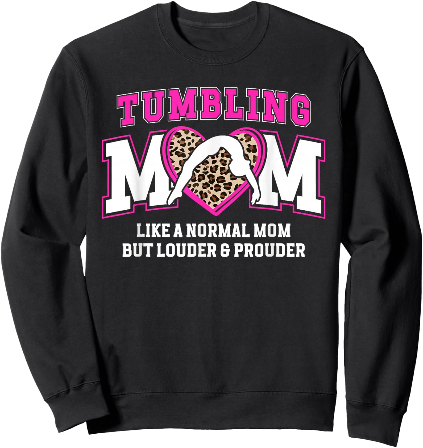 Tumbling Mom Definition Tumbler Mom Tumbling Mother Sweatshirt - Sweatshirt | Black