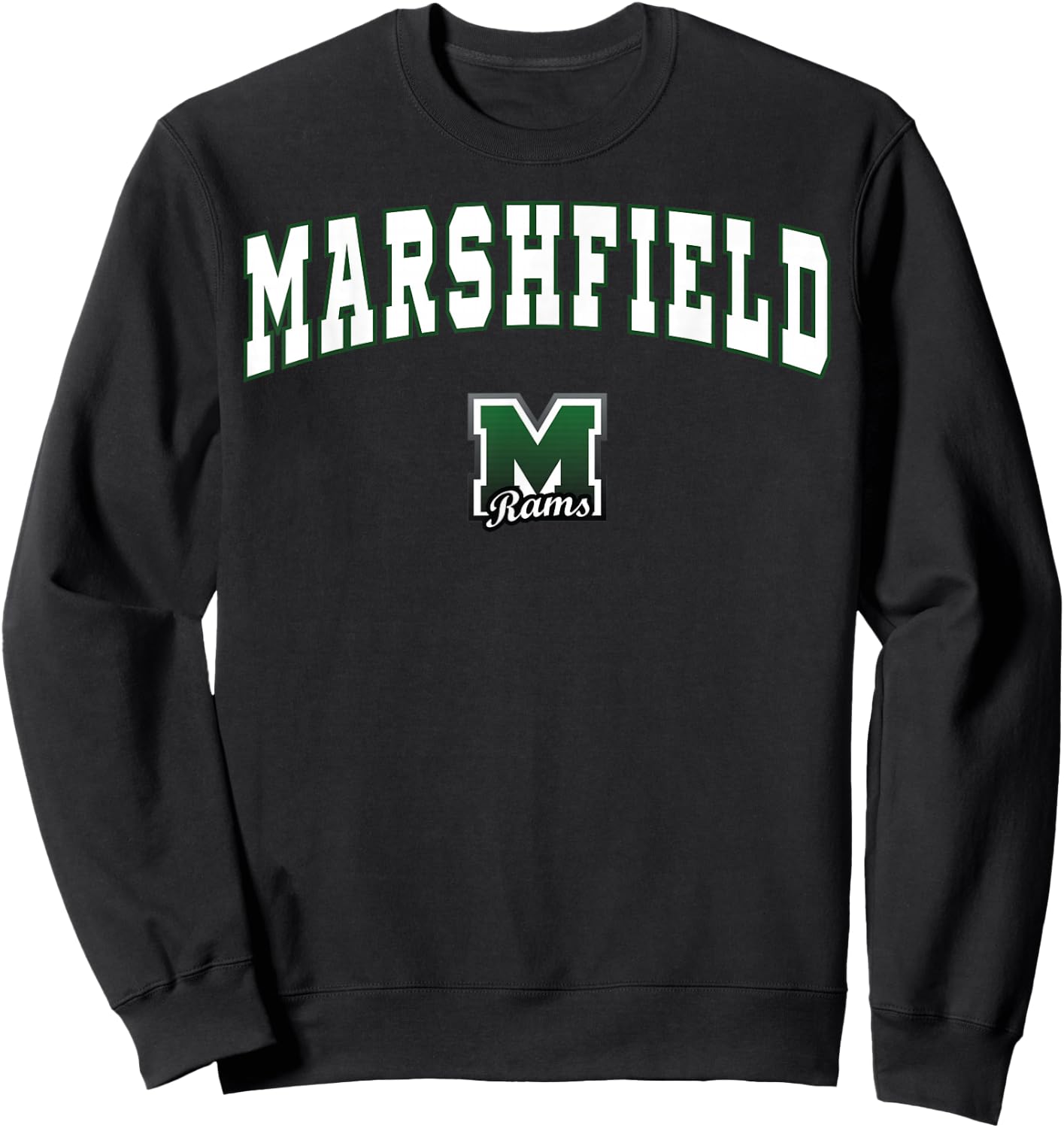 Marshfield High School Rams Sweatshirt - Sweatshirt | Black