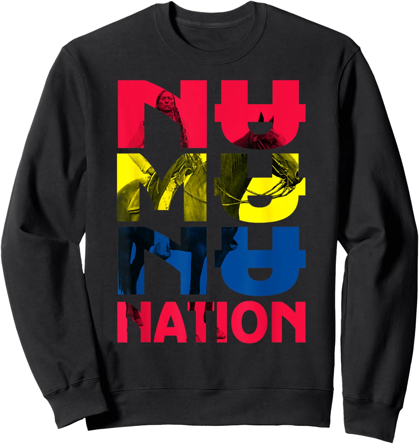 Numunu Quanah Parker Sweatshirt - Sweatshirt | Black