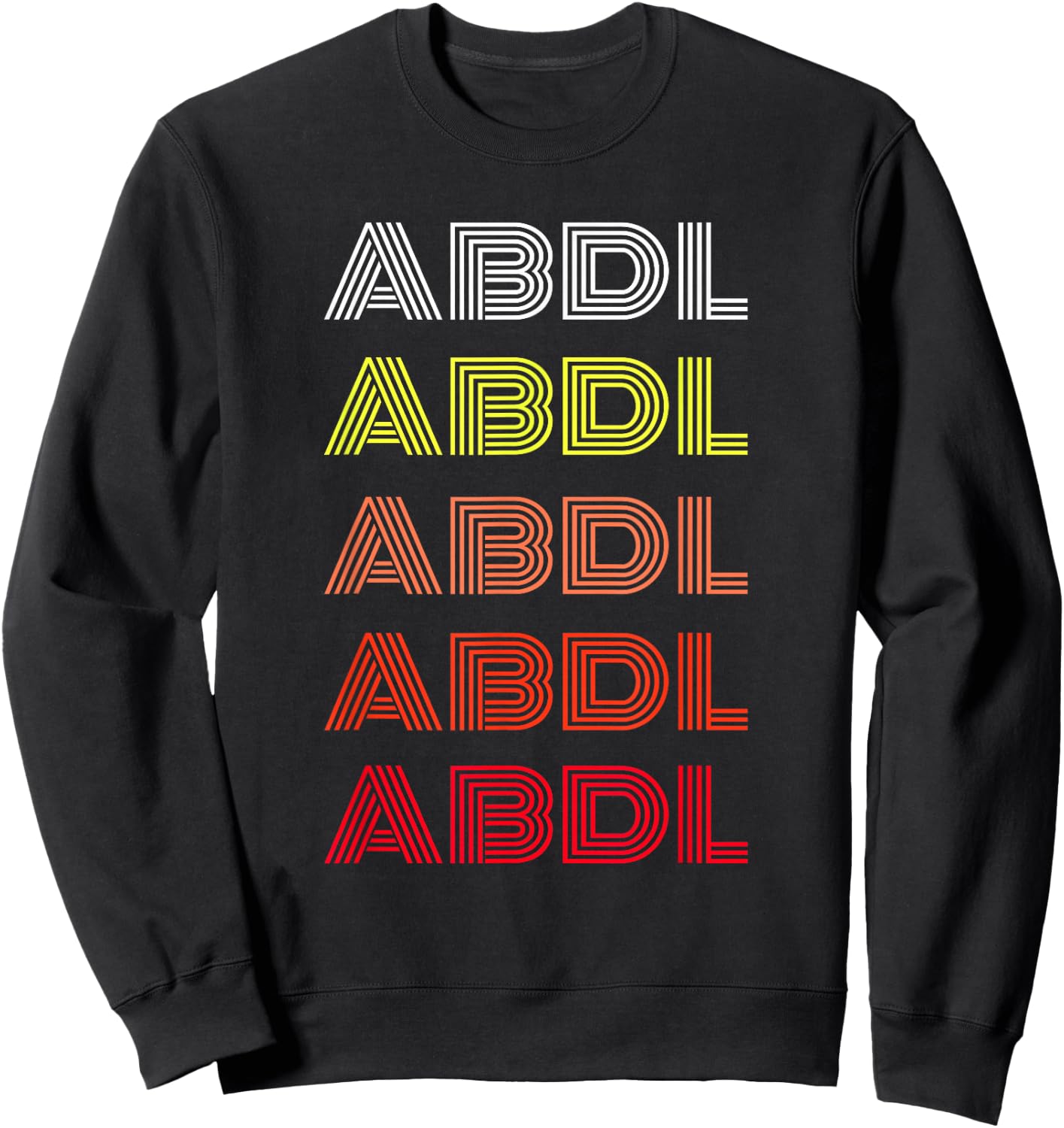 ABDL Age Play Submissive Roleplay Adult Baby Age Regression Sweatshirt - Sweatshirt | Black