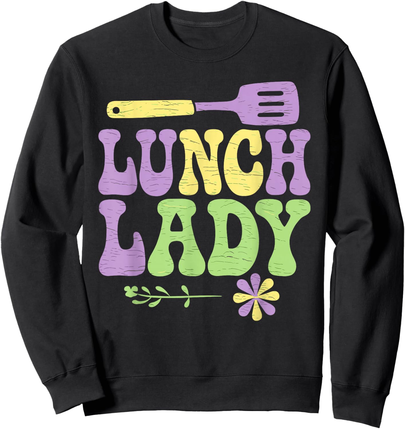 Adults Black Modern Classic Cartoon-Themed Novelty Sweatshirt - Sweatshirt | Black