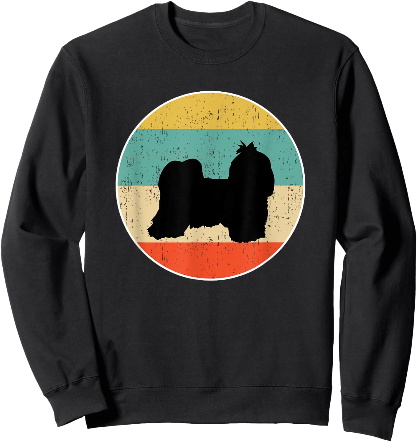 Shih Tzu Dog Gift Men Women Girls Kids Sweatshirt - Sweatshirt | Black