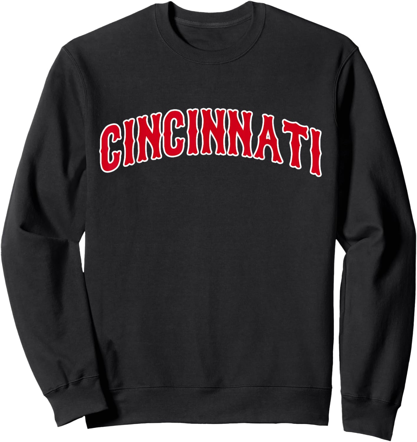 Cincinnati - Throwback Design - Classic Sweatshirt - Sweatshirt | Black