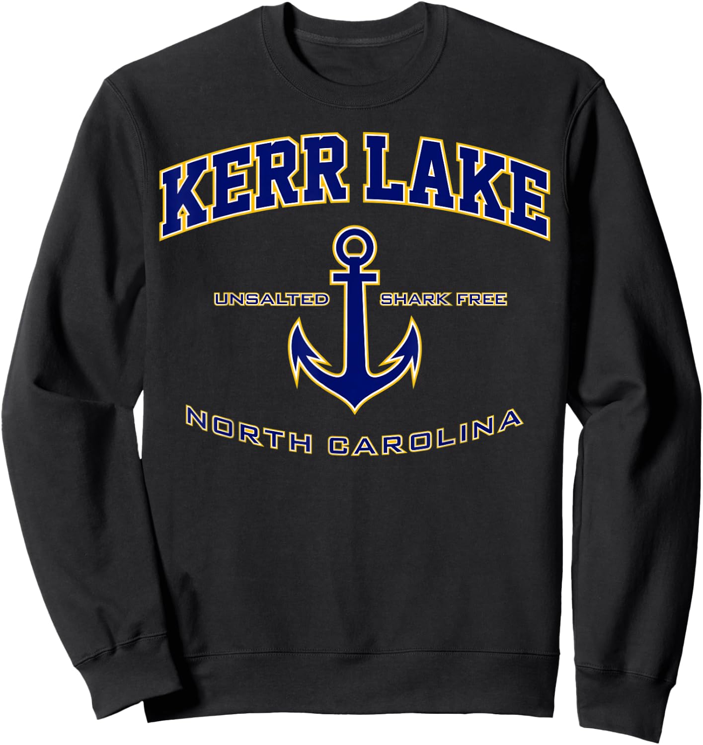 Kerr Lake NC Sweatshirt - Sweatshirt | Black