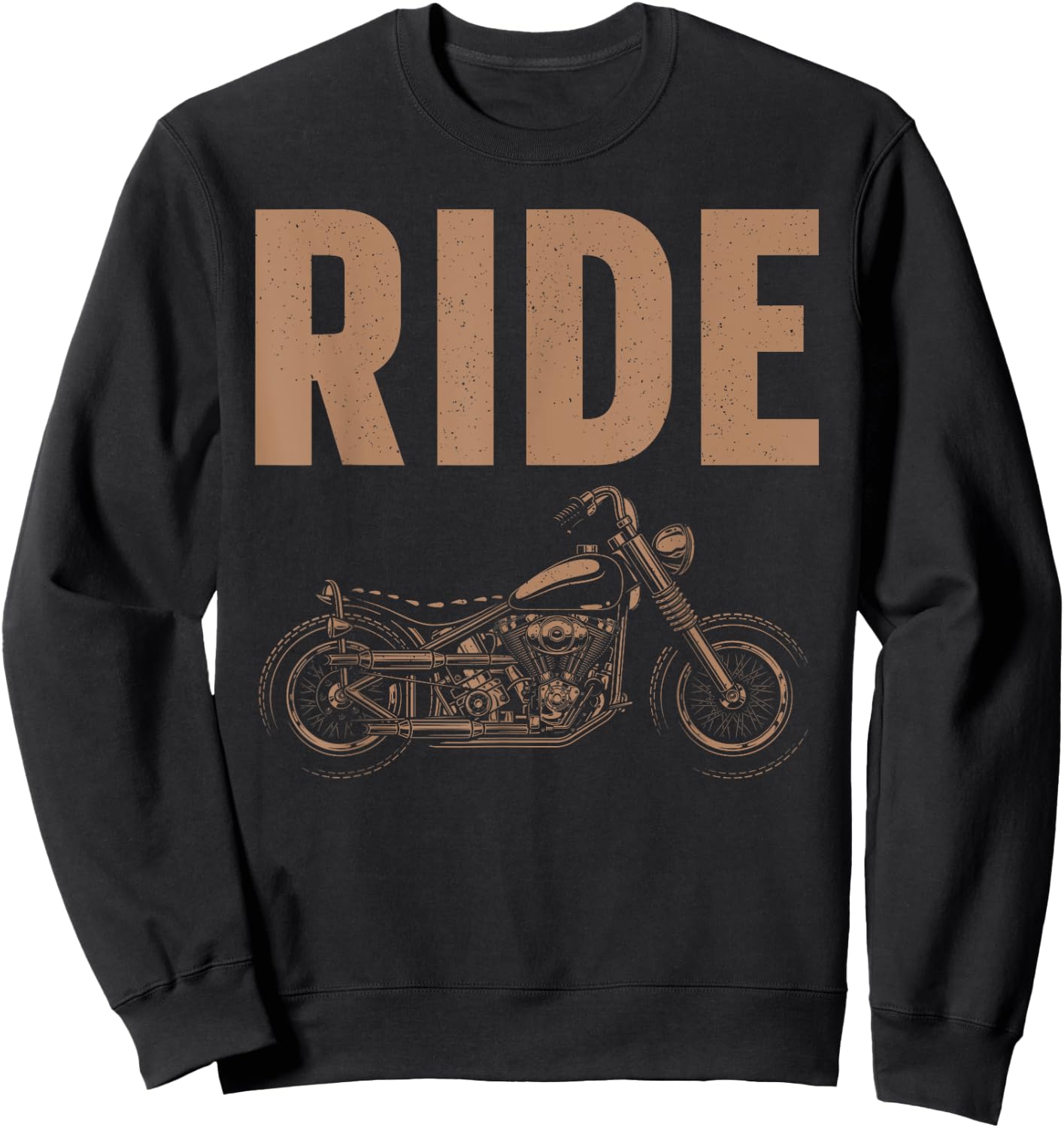 Cool Motorcycle Design Women Biking Motorcycle Lover Sweatshirt - Sweatshirt | Black