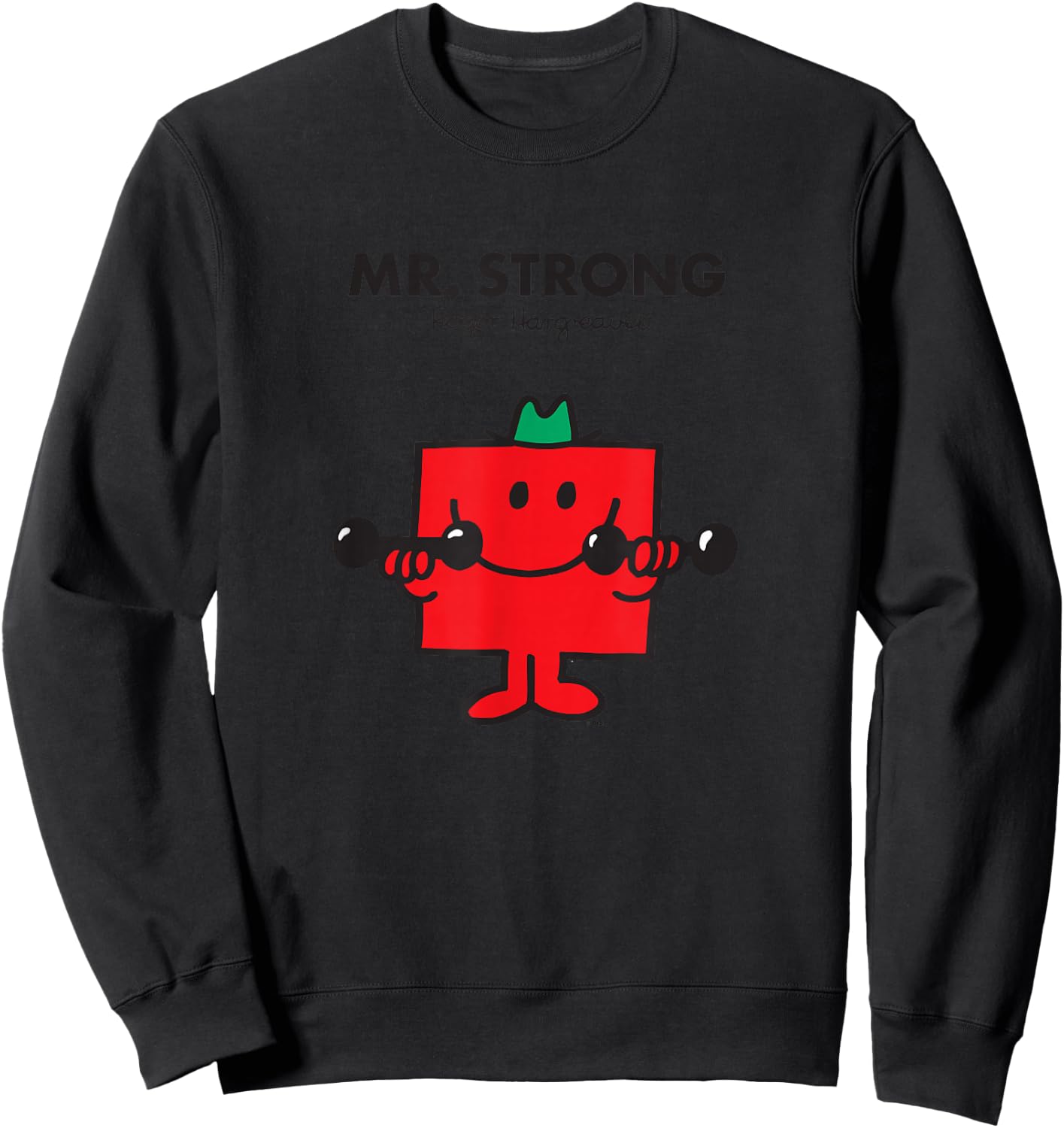 Mr. Men Mr. Strong Sweatshirt - Sweatshirt | Black