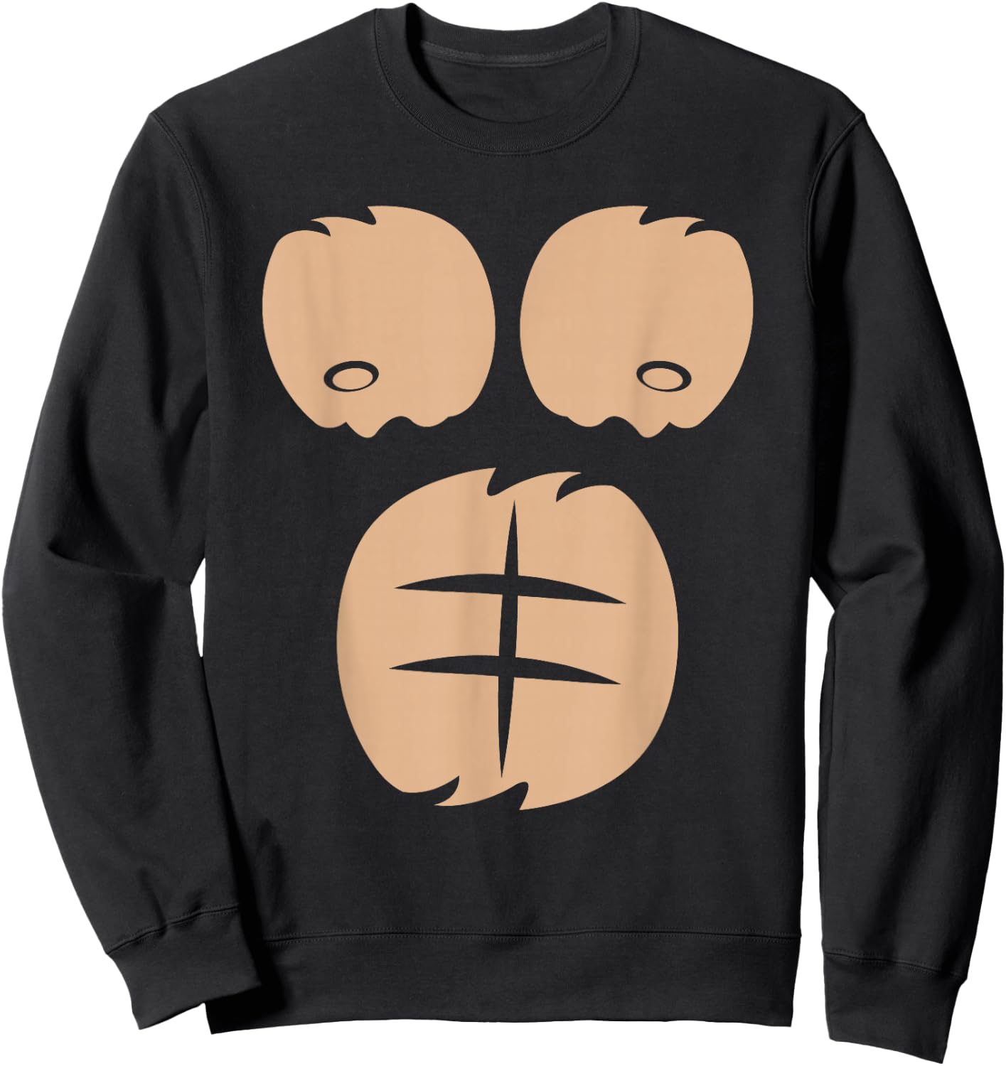 Gorilla Chest Party Sweatshirt - Sweatshirt | Black