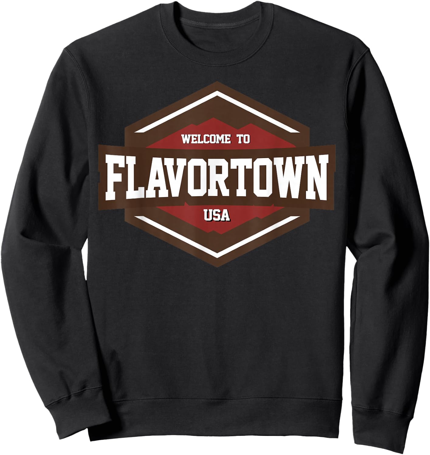 Flavortown Food Culture Sweatshirt - Sweatshirt | Black