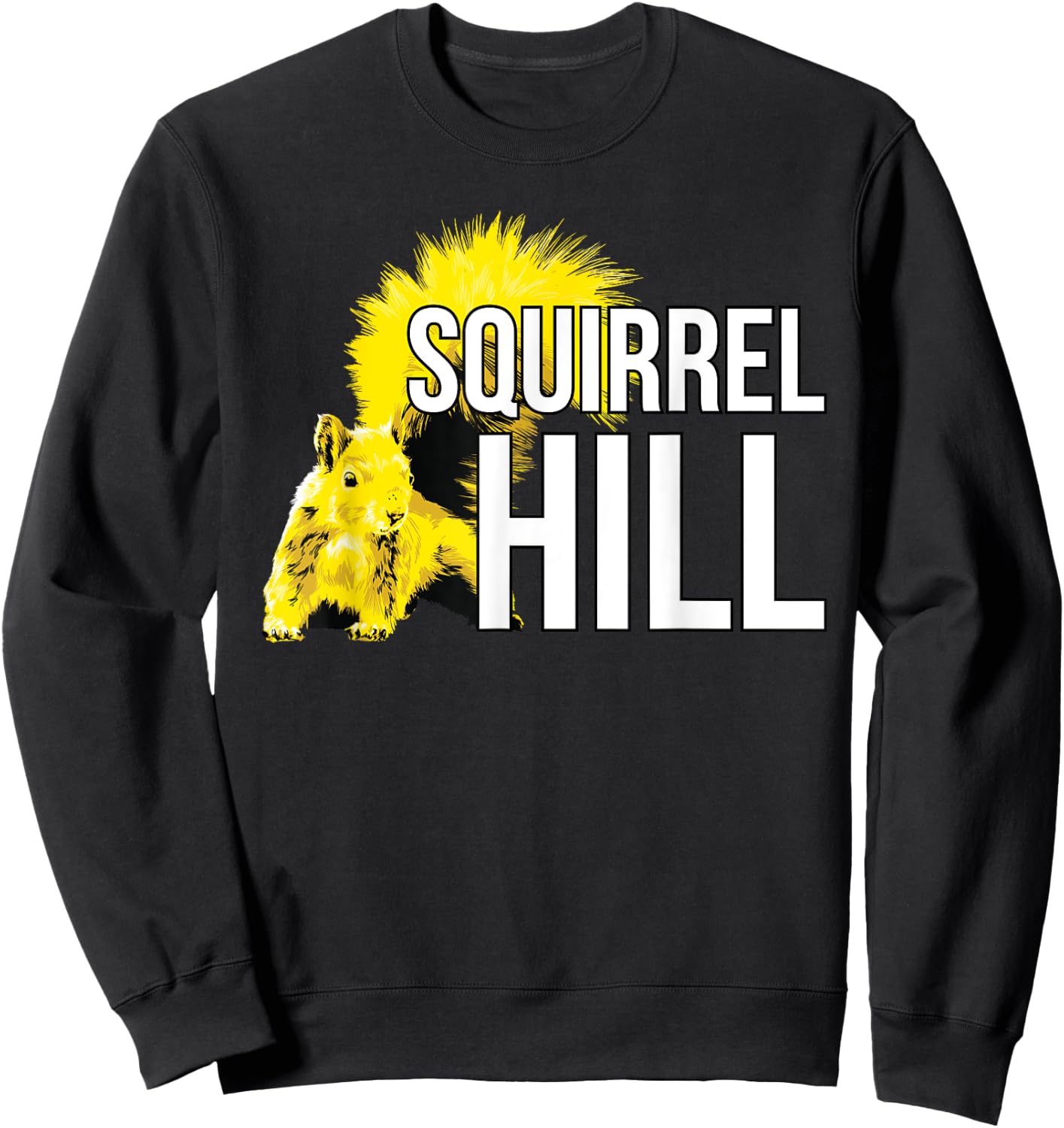 Squirrel Hill Pittsburgh Neighborhood Sweatshirt - Sweatshirt | Black