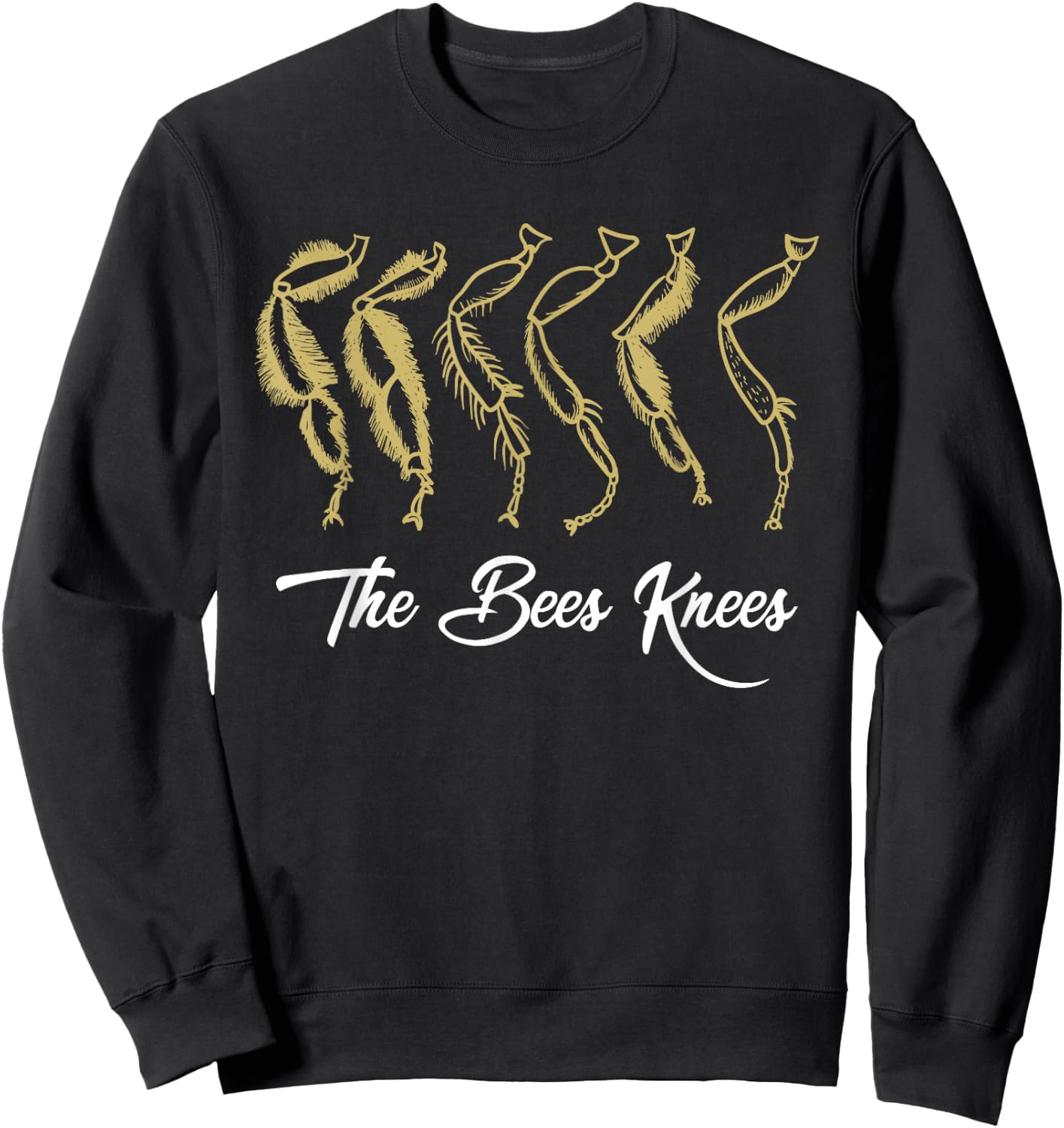 The Bee's Knees Funny 1920s Gift Apiary Apiarist Bee Keeper Sweatshirt - Sweatshirt | Black