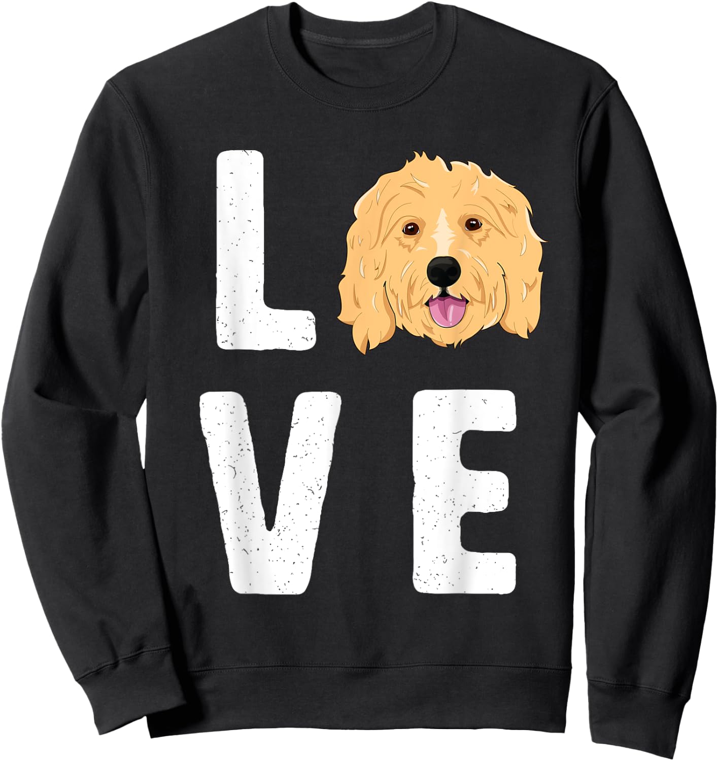 Love Goldendoodles Women KIds Dog Puppy Doodle Sweatshirt - Sweatshirt | Black
