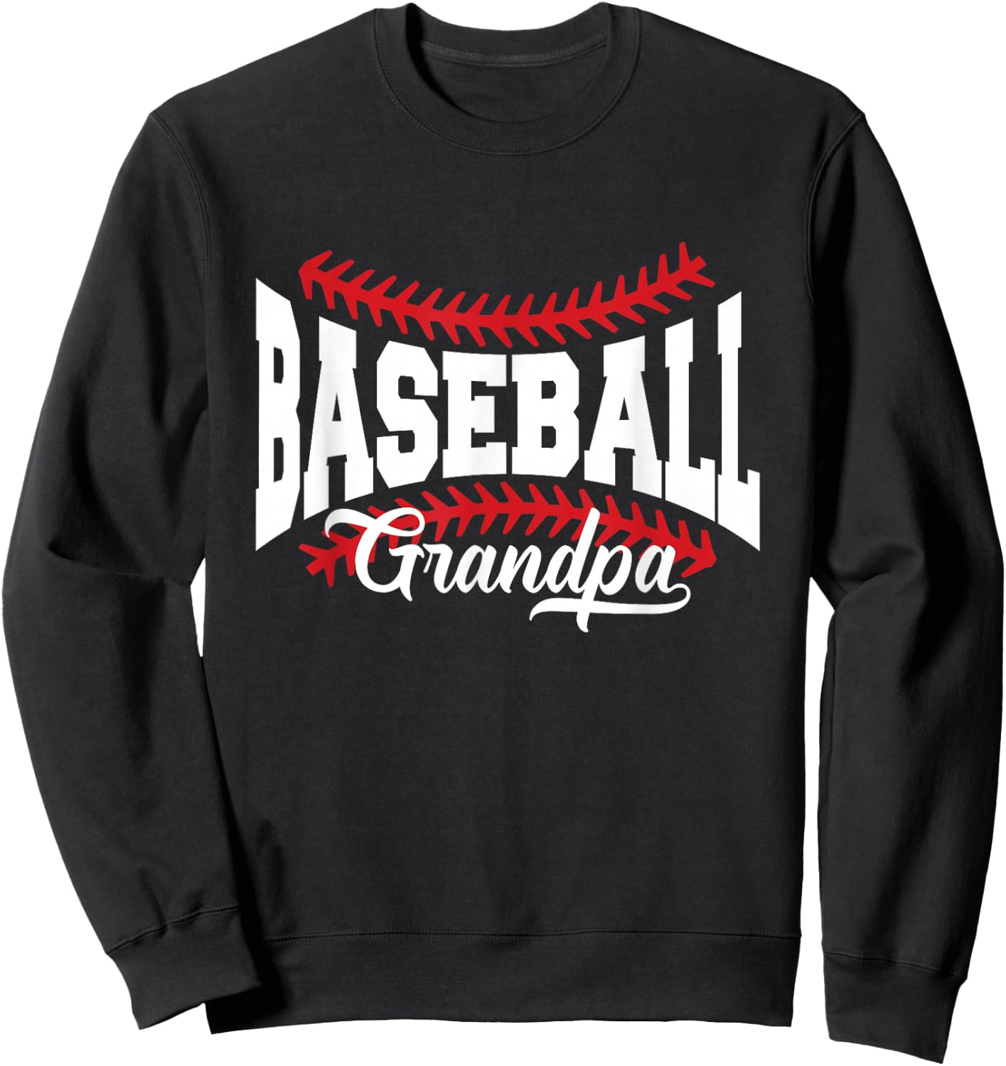 Baseball Grandpa Sweatshirt - Sweatshirt | Black