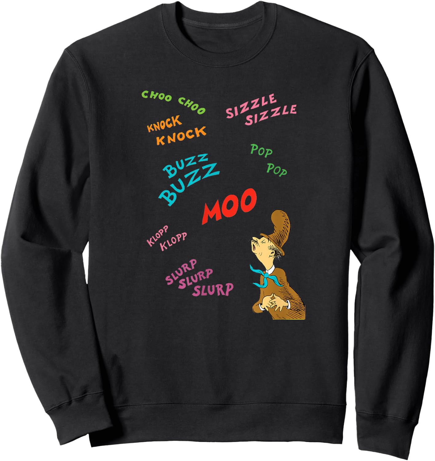 Dr. Seuss Mr. Brown Sounds Sweatshirt - Sweatshirt | Black