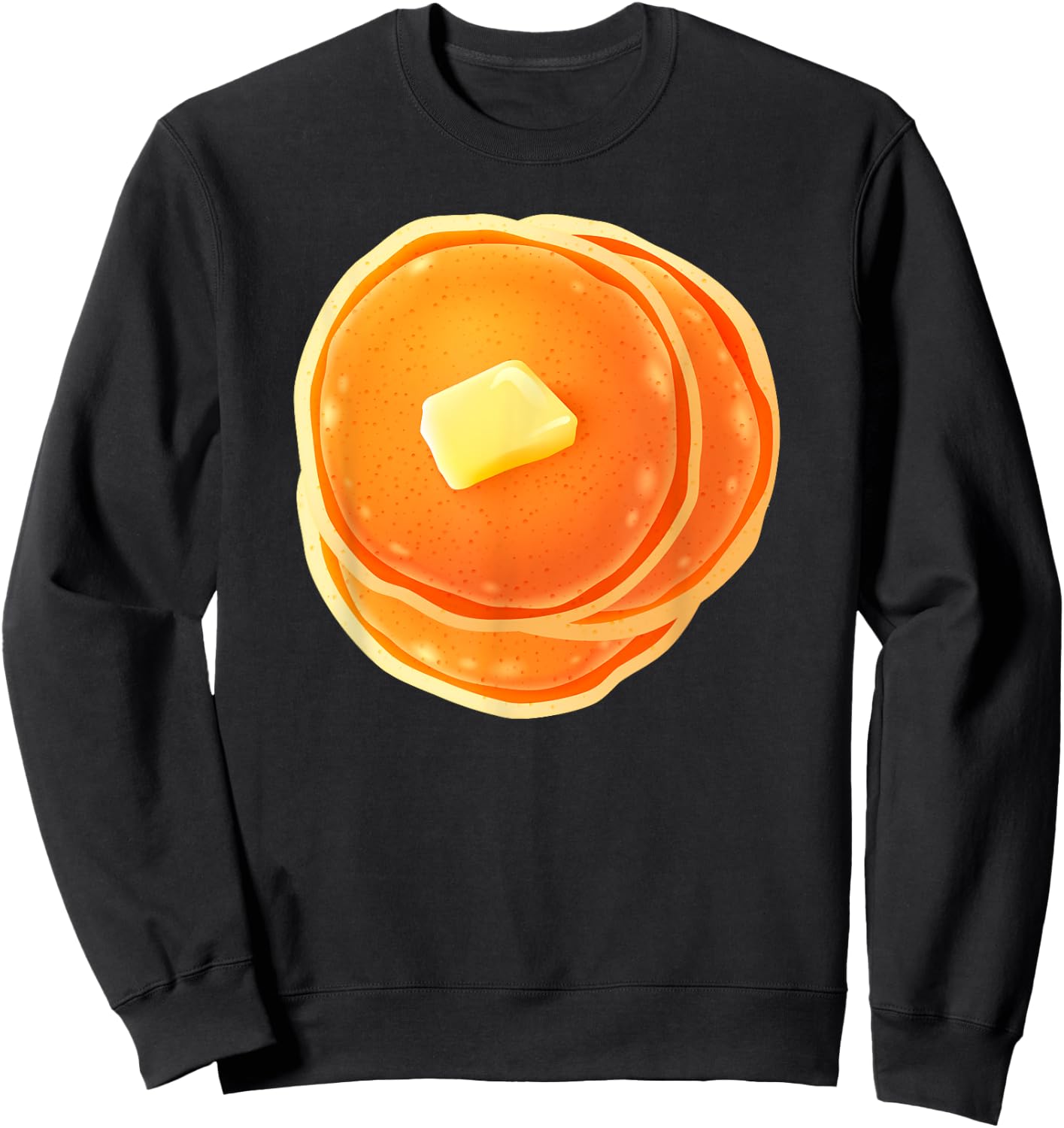 Pancakes Breakfast Dishes Halloween Group Matching Costume Sweatshirt - Sweatshirt | Black