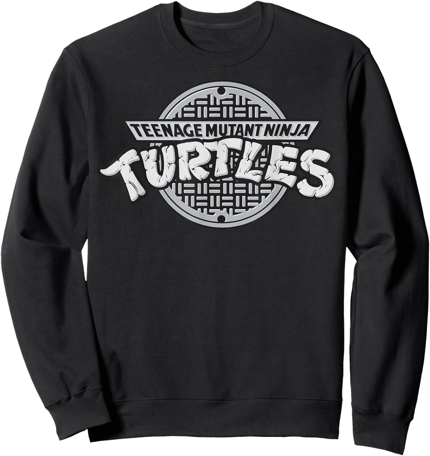 Teenage Mutant Ninja Turtles TMNT Sewer Logo -Shirt Sweatshirt - Sweatshirt | Black