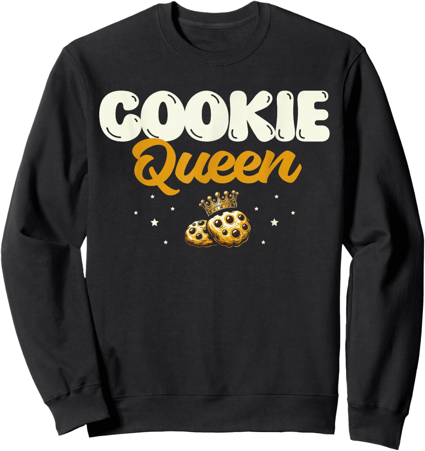 Funny Cookie Baking Design For Christmas Lovers Sweatshirt - Sweatshirt | Black