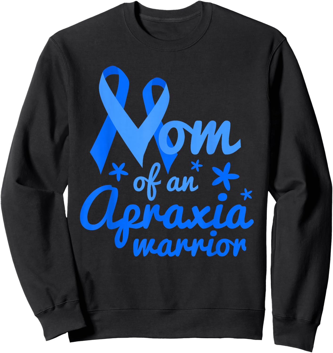 Apraxia Warrior Mama Closed Head Injury Sweatshirt - Sweatshirt | Black