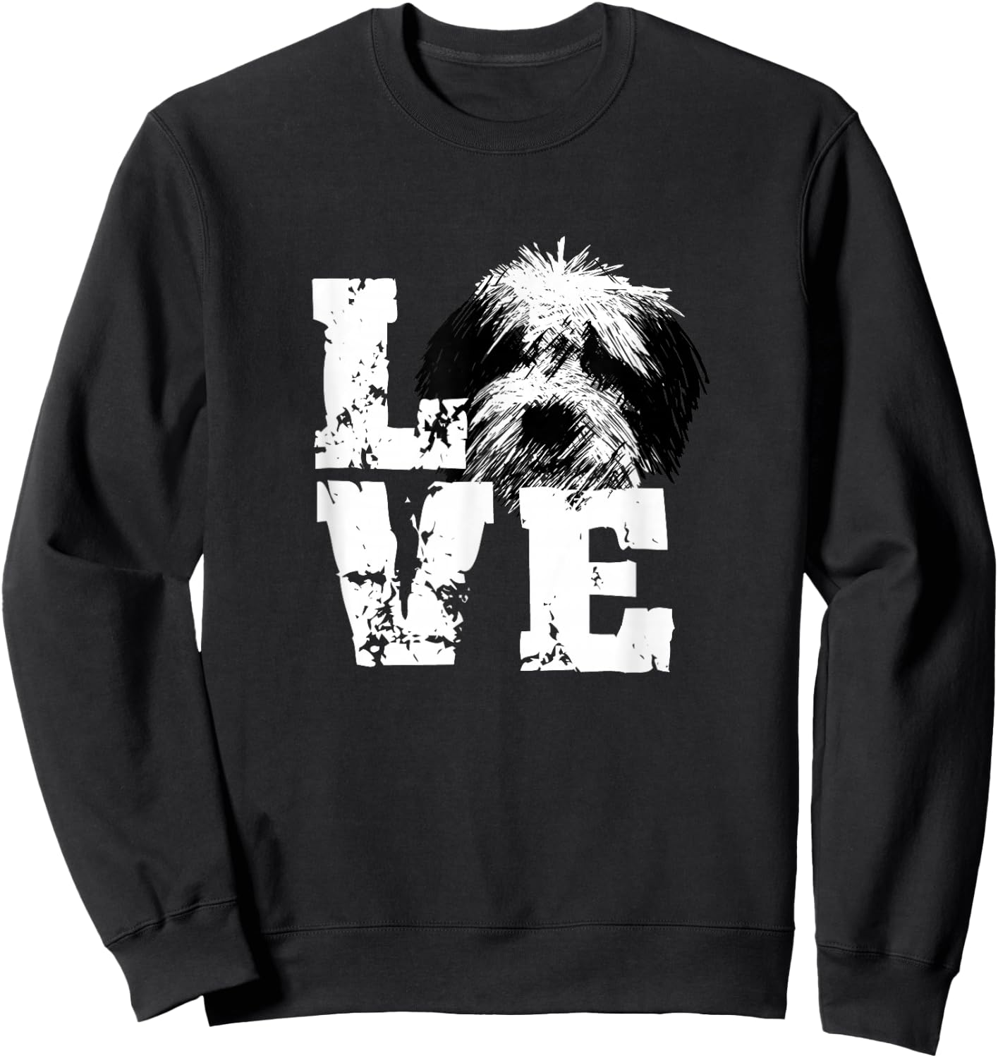 LOVE Sheepadoodles for Doodle Dog Lovers Sweatshirt - Sweatshirt | Black