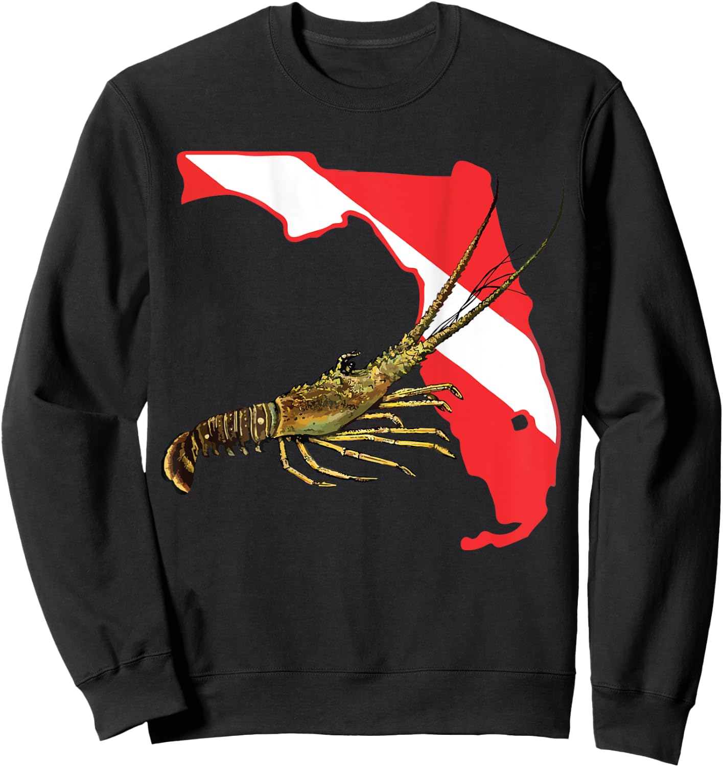 Florida Lobster Dive Sweatshirt - Sweatshirt | Black