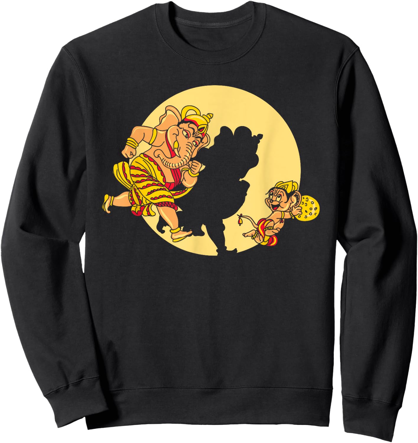 Tintin Ganesha Sweatshirt - Sweatshirt | Black