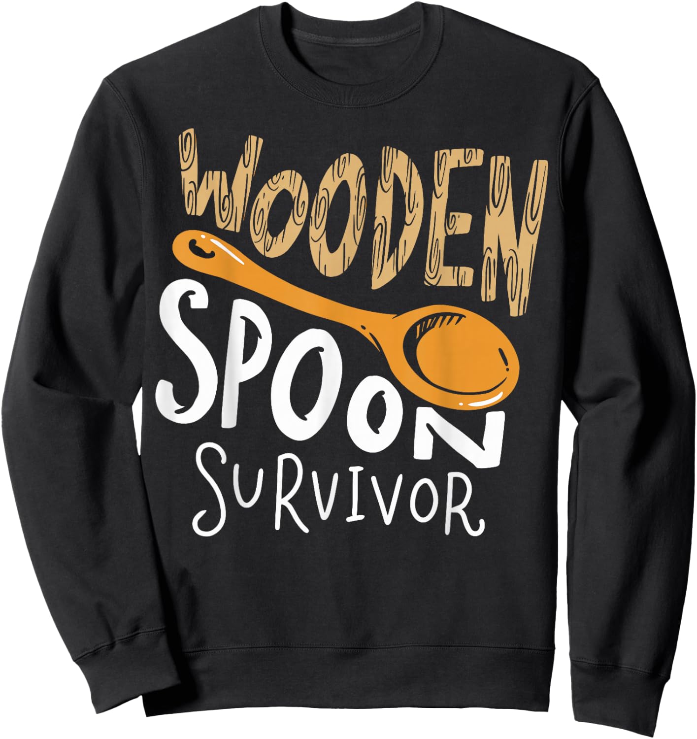 Wooden Spoon Survivor Sweatshirt - Sweatshirt | Black