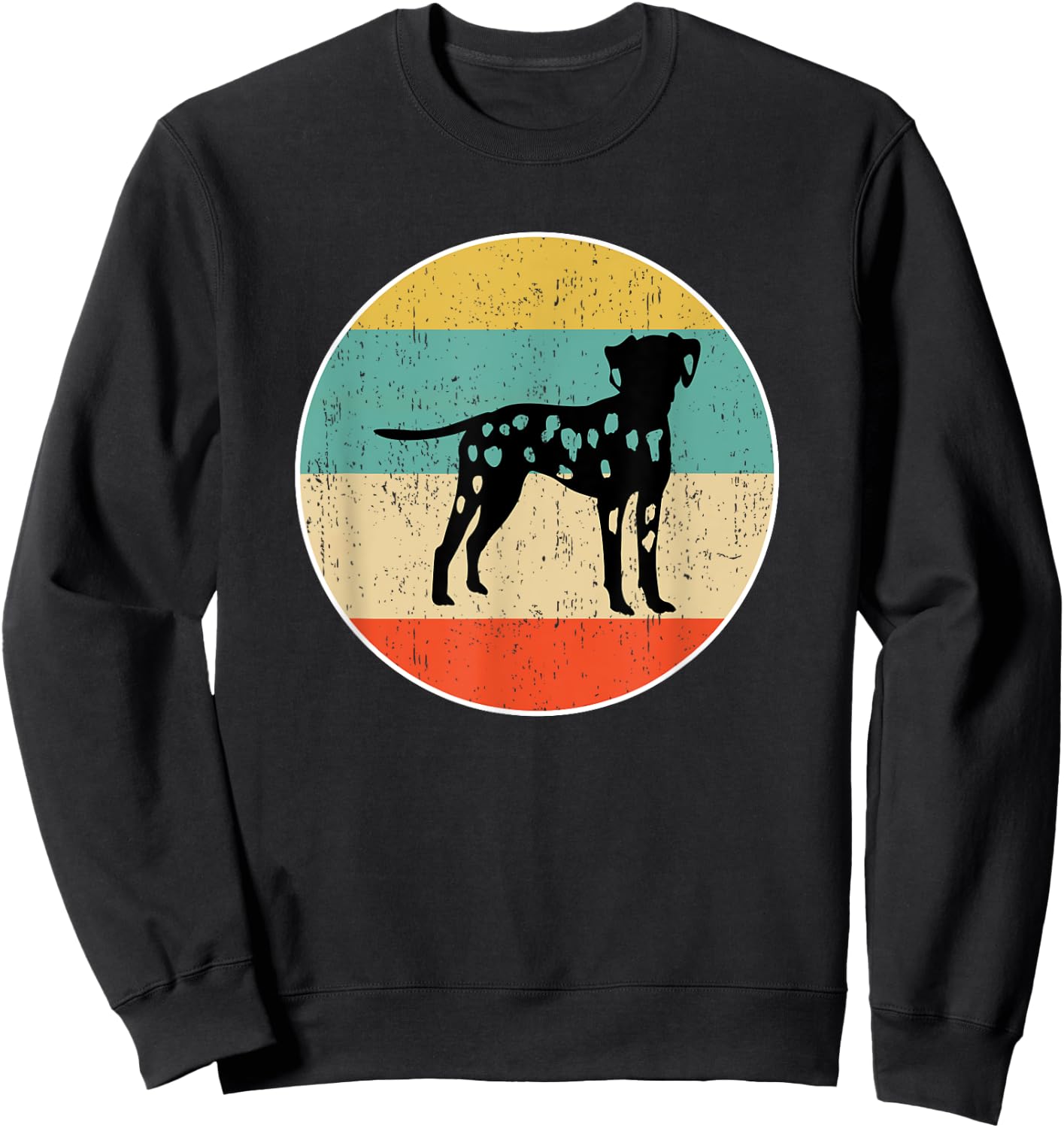 Dalmatian Dog Gift Women Girls Kids Sweatshirt - Sweatshirt | Black