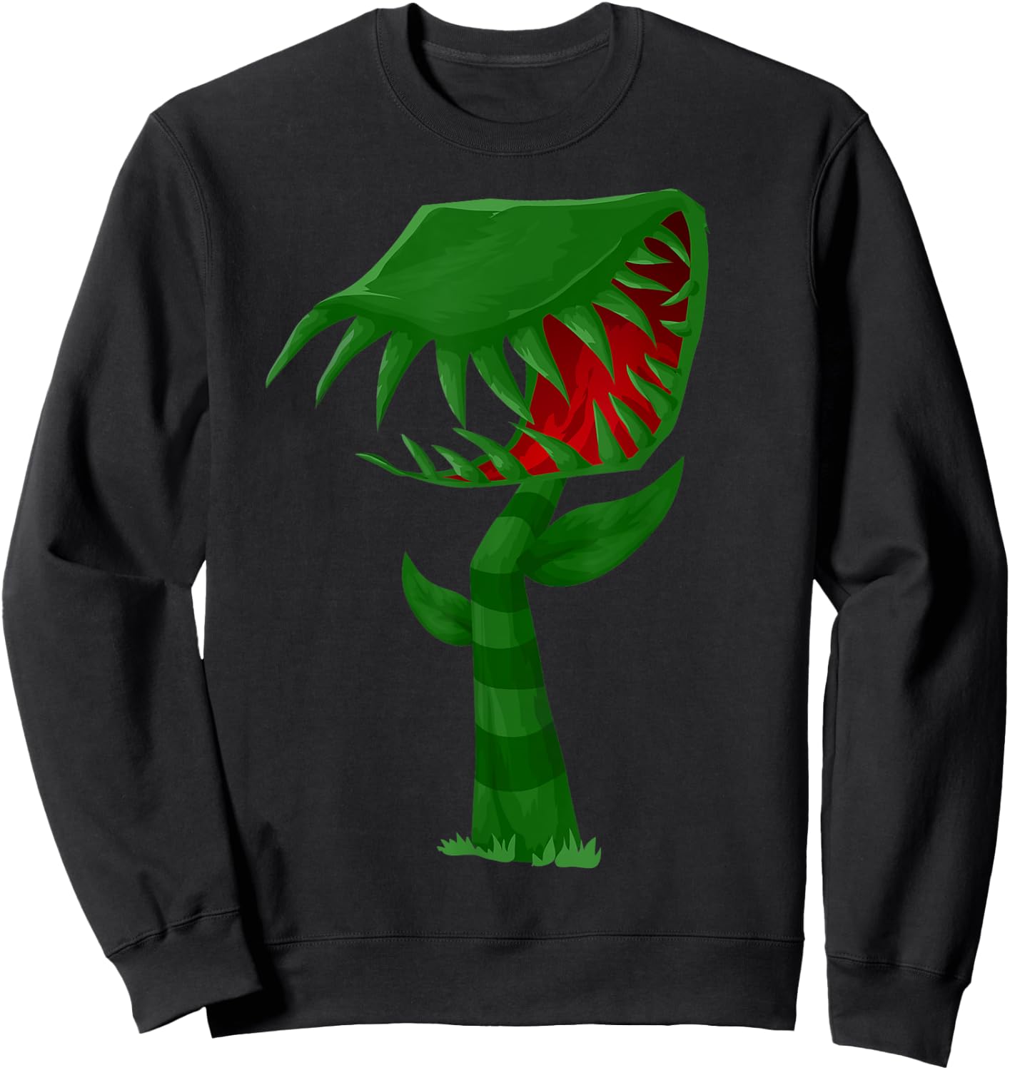 Venus Flytrap Fly Trap Costume Adult Kids Sweatshirt - Sweatshirt | Black
