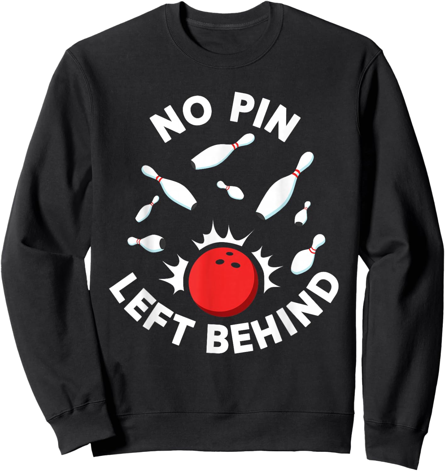 Bowing Women Or Kids | Bowling Team Shirt Sweatshirt - Sweatshirt | Black