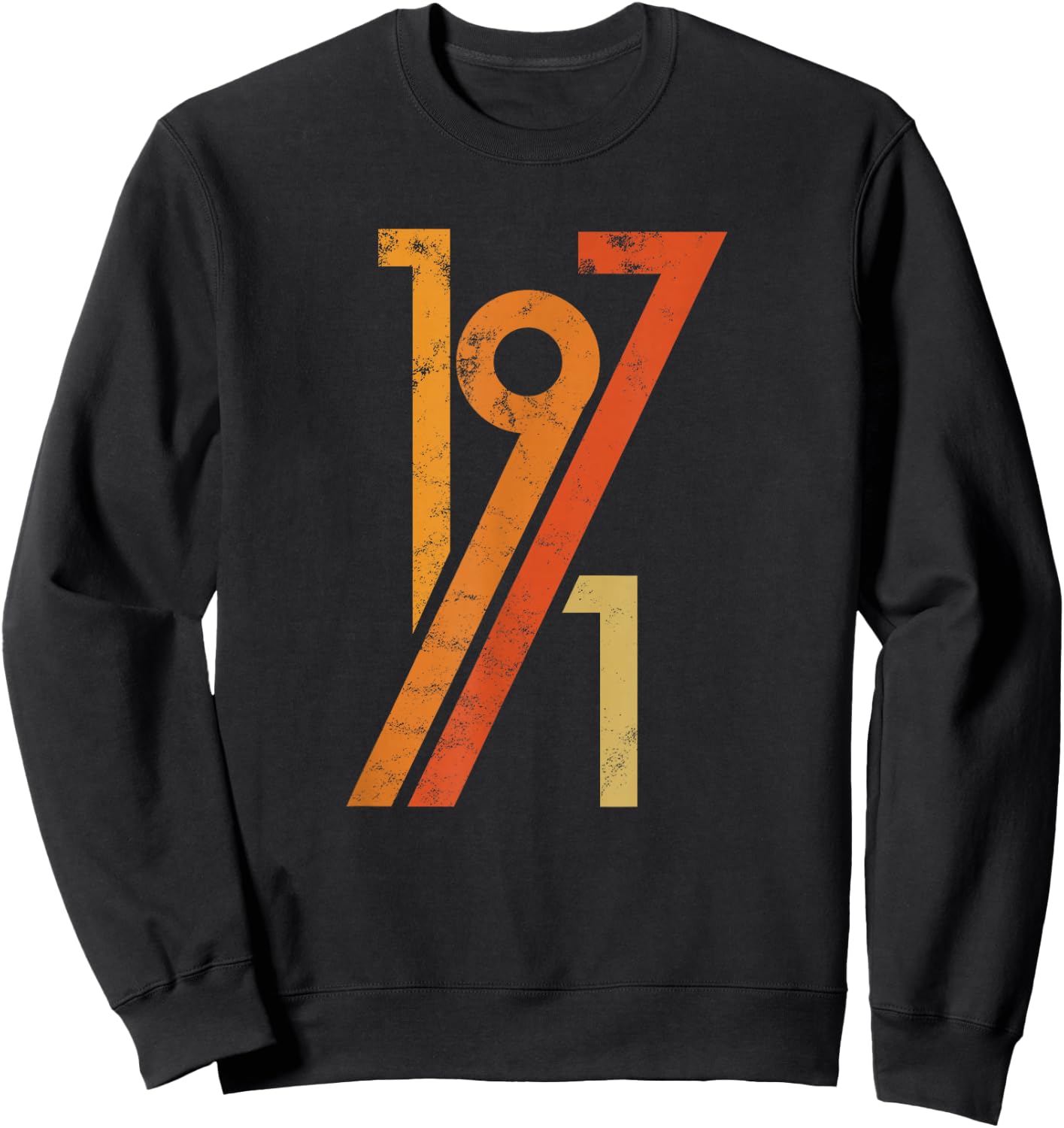 Birthday Vintage 70s Style 1971 Sweatshirt - Sweatshirt | Black