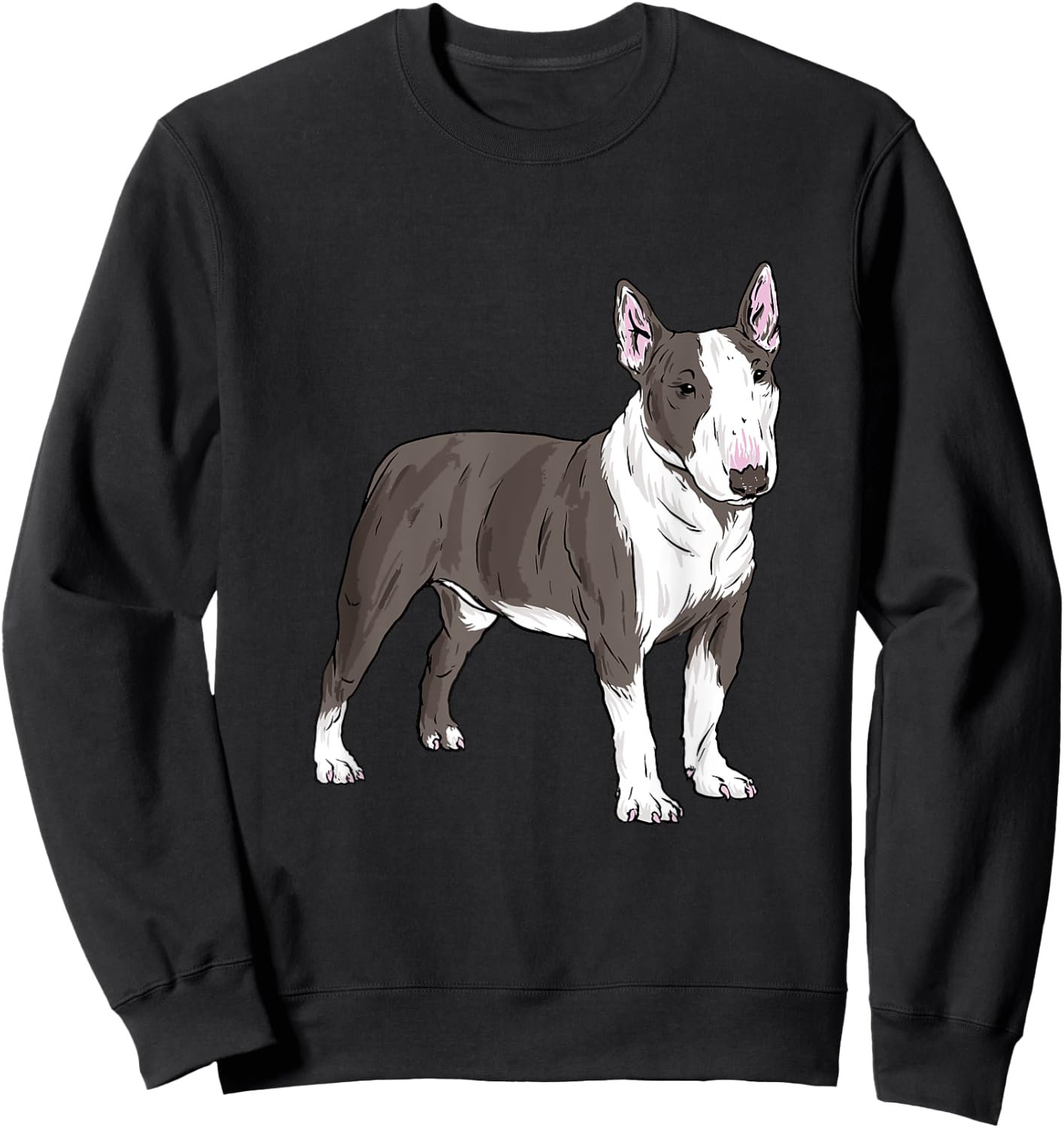 Bull Terrier Dog Lovers Graphic Design Women Sweatshirt - Sweatshirt | Black