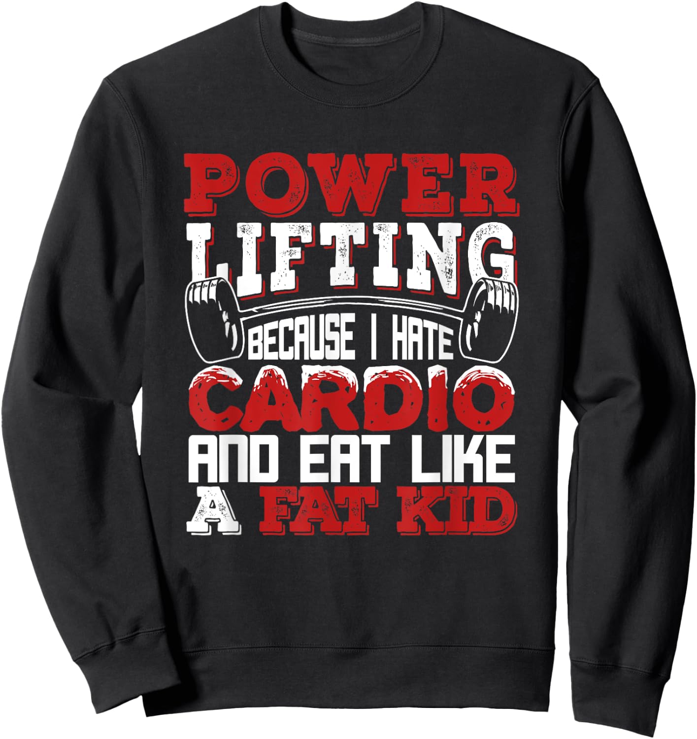 Funny Powerlifting Gift A Powerlifter Sweatshirt - Sweatshirt | Black