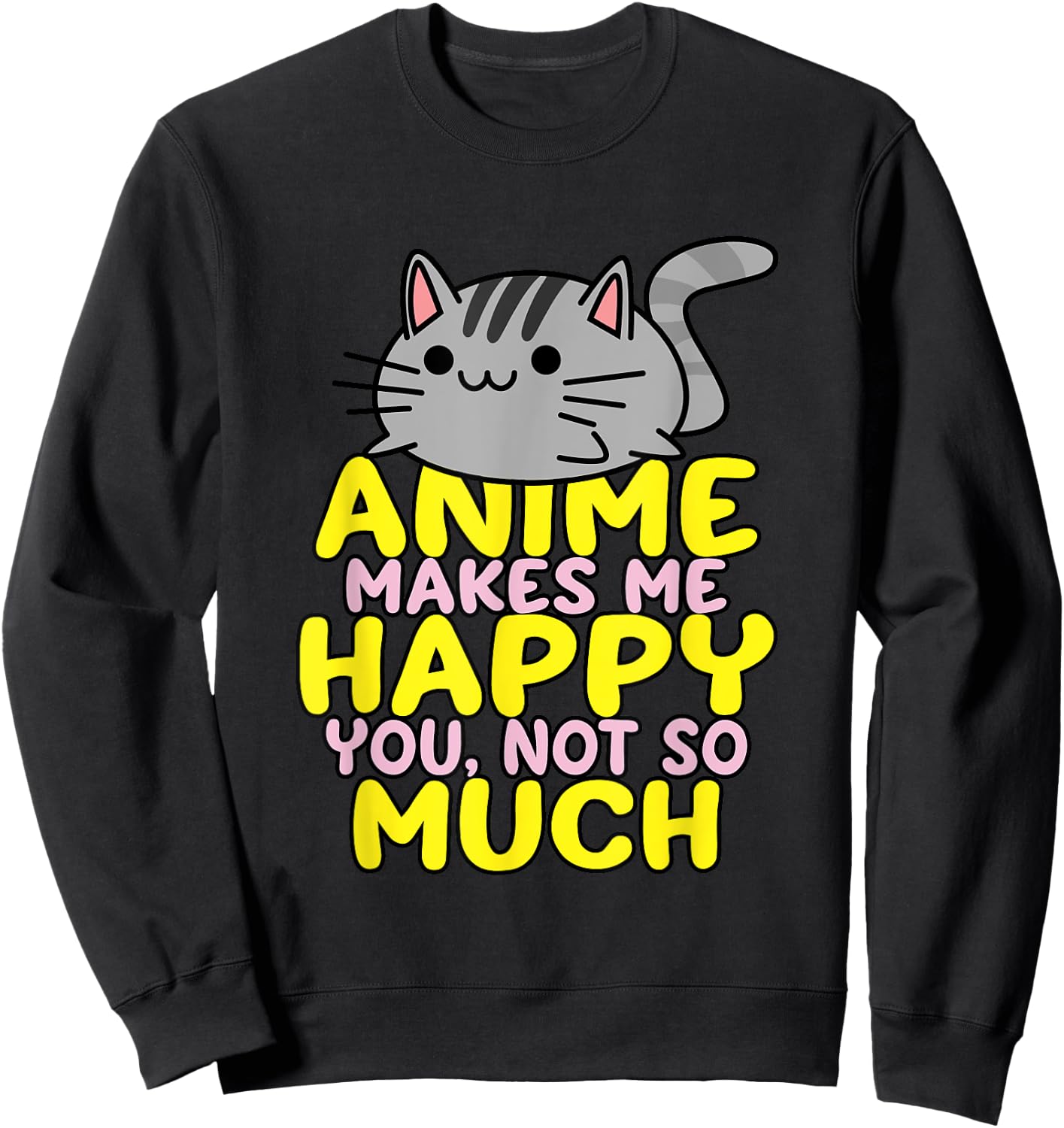 Anime Sweatshirt - Sweatshirt | Black