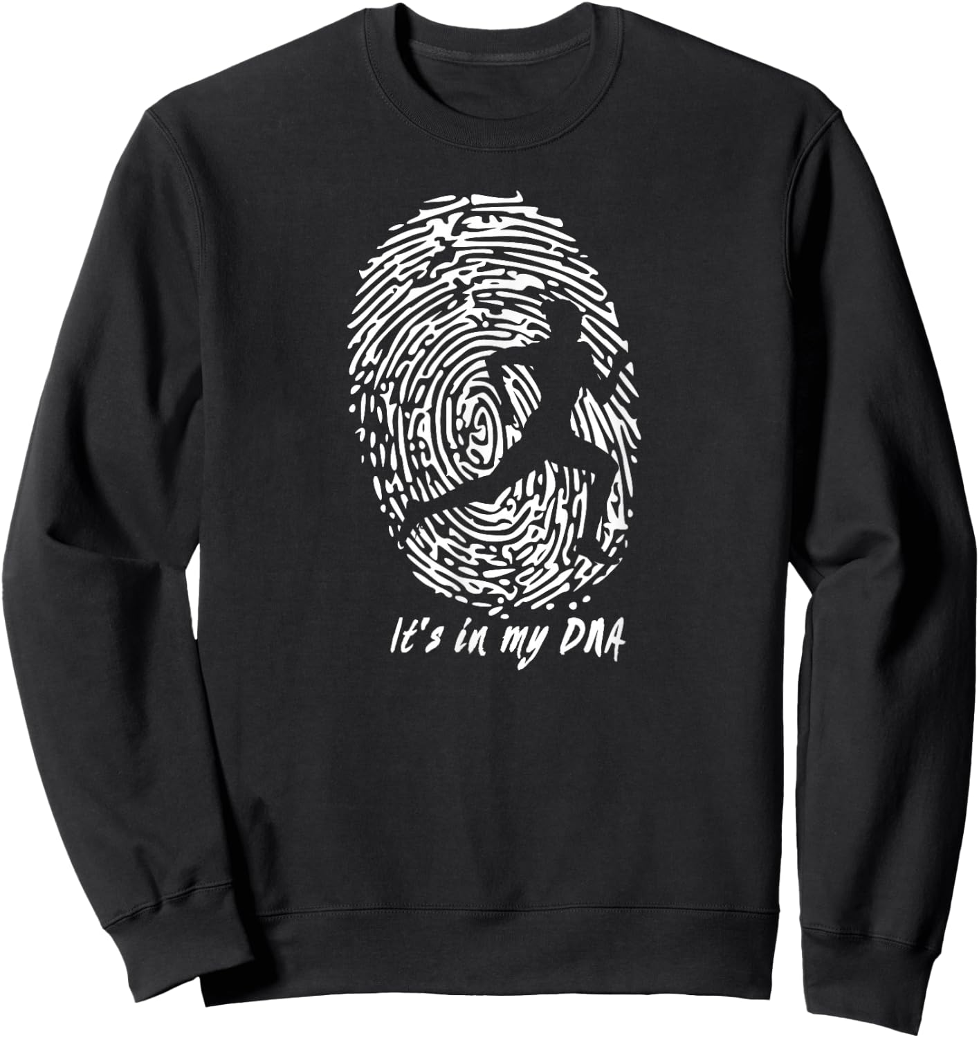 Running - It's in my DNA - Runners & Joggers Sweatshirt - Sweatshirt | Black