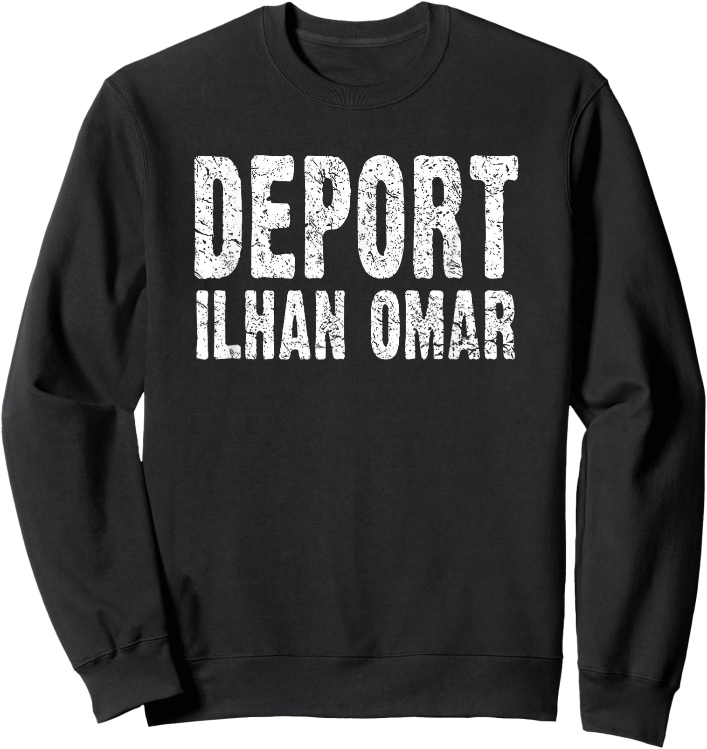 Anti Ilhan Omar, Funny Conservative Republican Gag Gift Sweatshirt - Sweatshirt | Black
