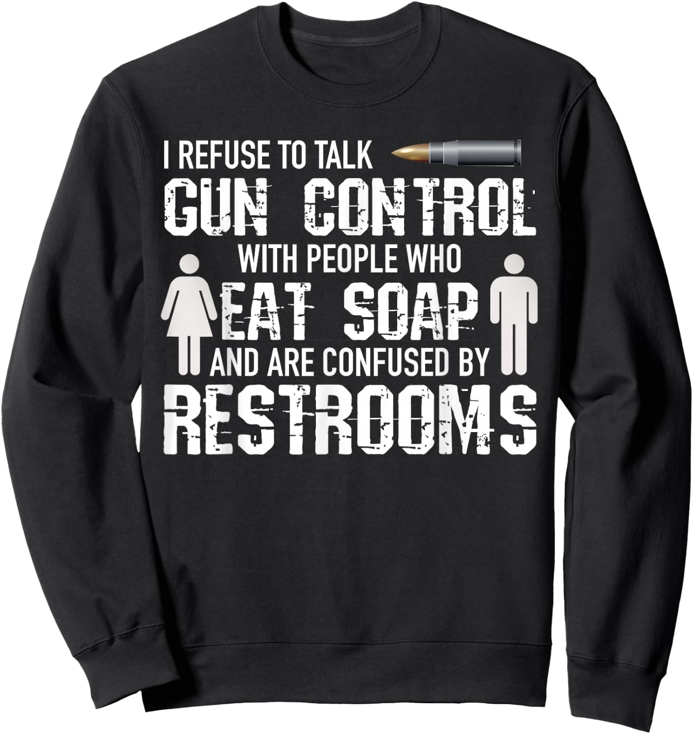 2nd Amendment Gun Rights Pro Gun Debate Sweatshirt - Sweatshirt | Black