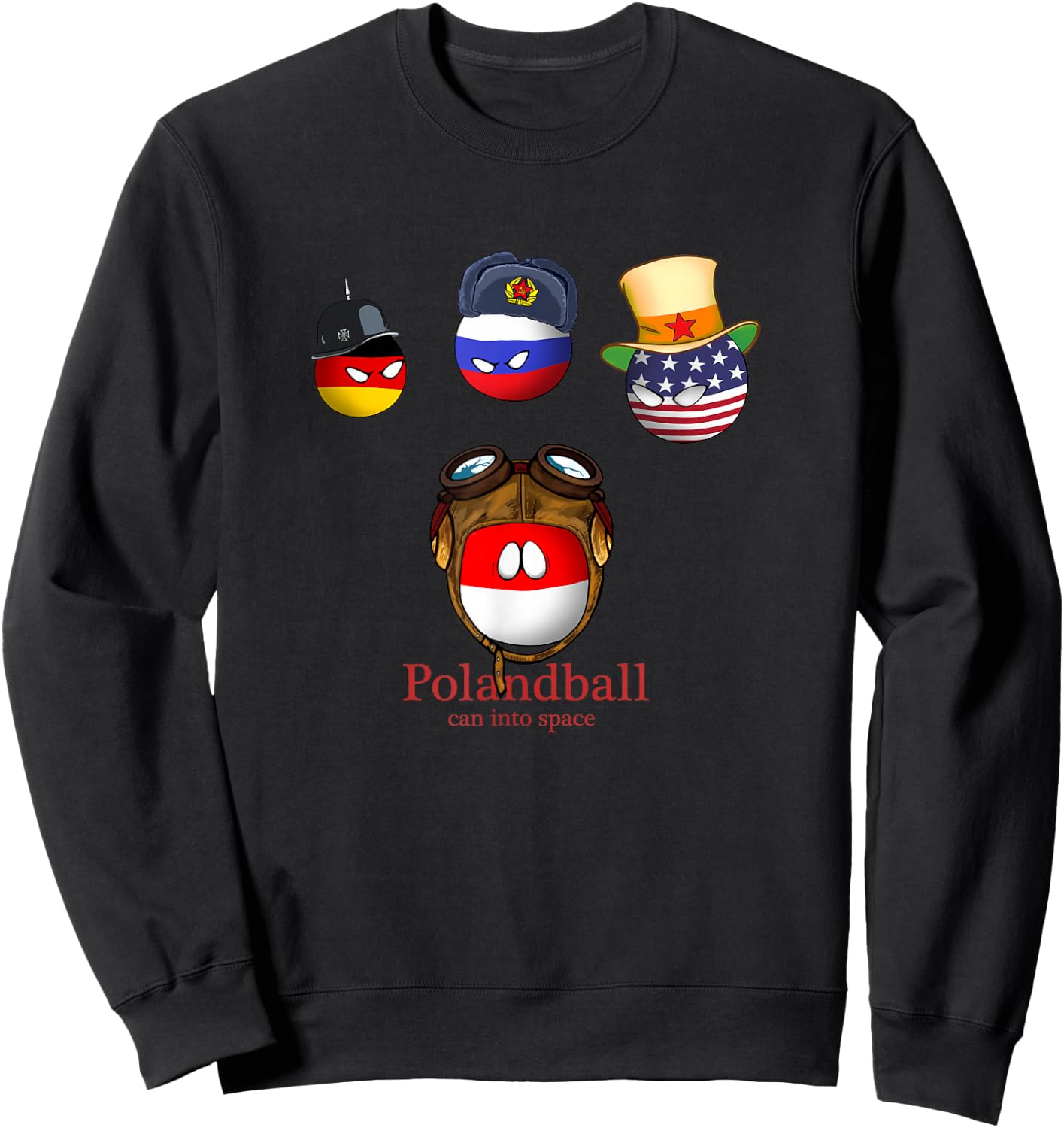 Coutnryballs Sweatshirt - Sweatshirt | Black