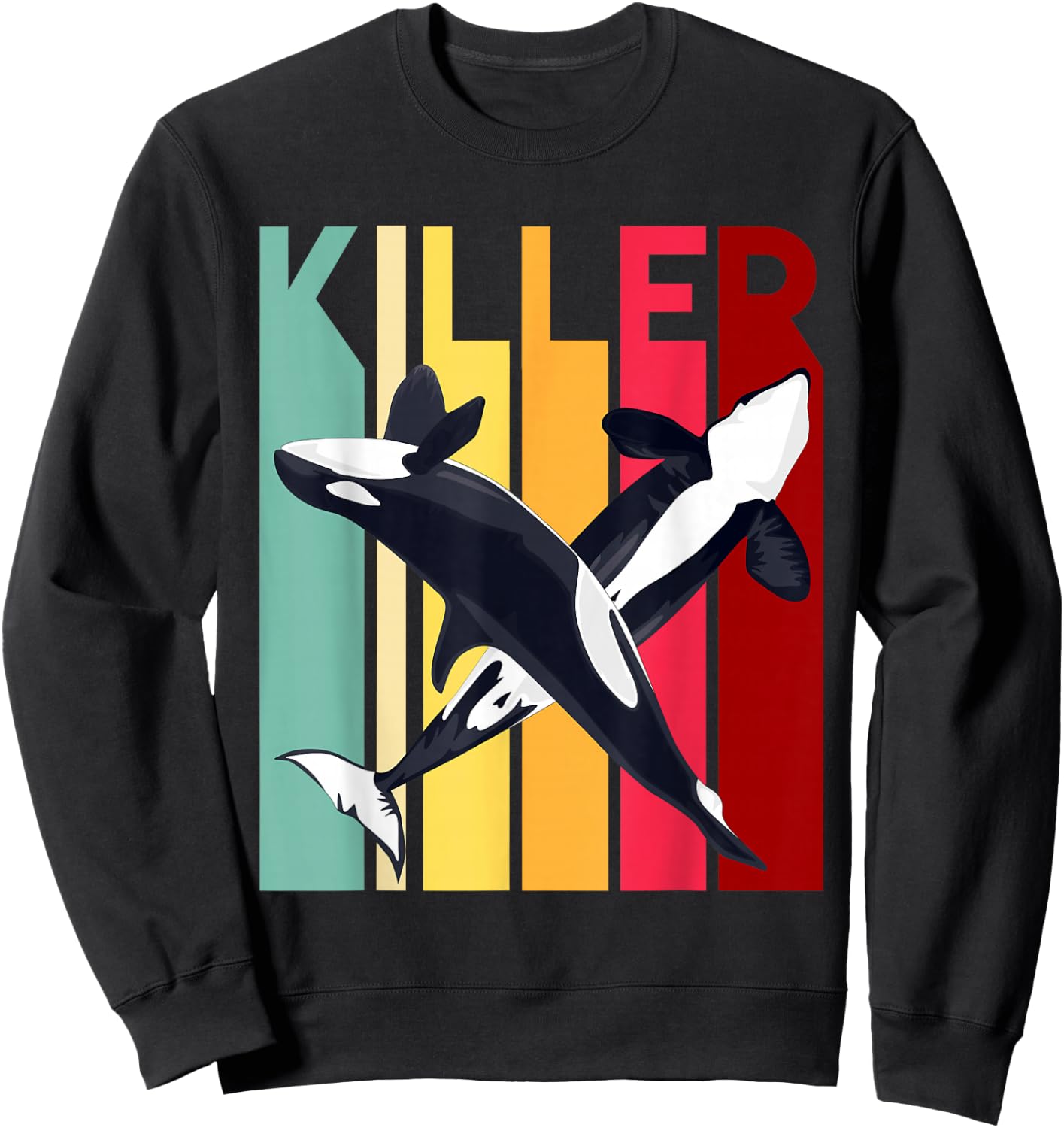 Killer Whale Gift Sea Animals Orca Sweatshirt - Sweatshirt | Black