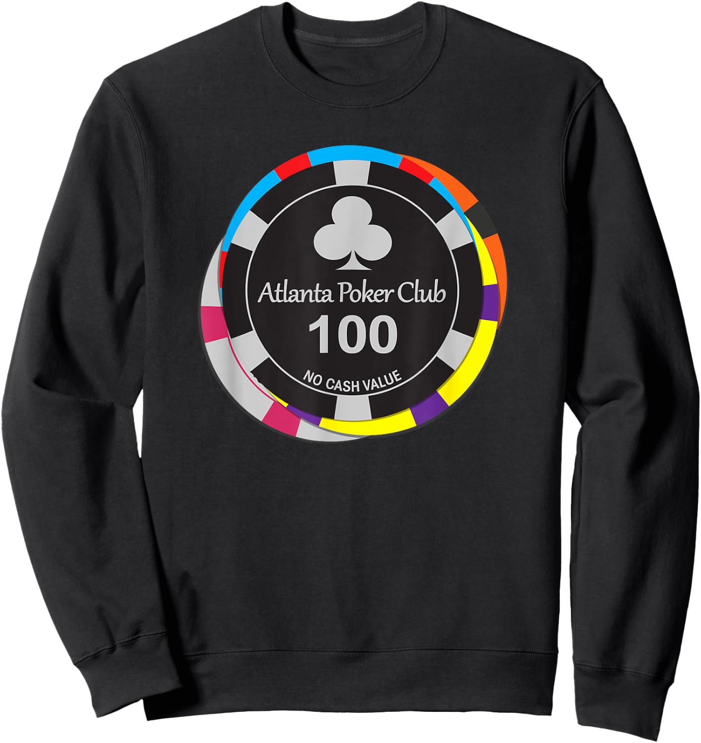 Atlanta Poker Club Big Stack Sweatshirt - Sweatshirt | Black