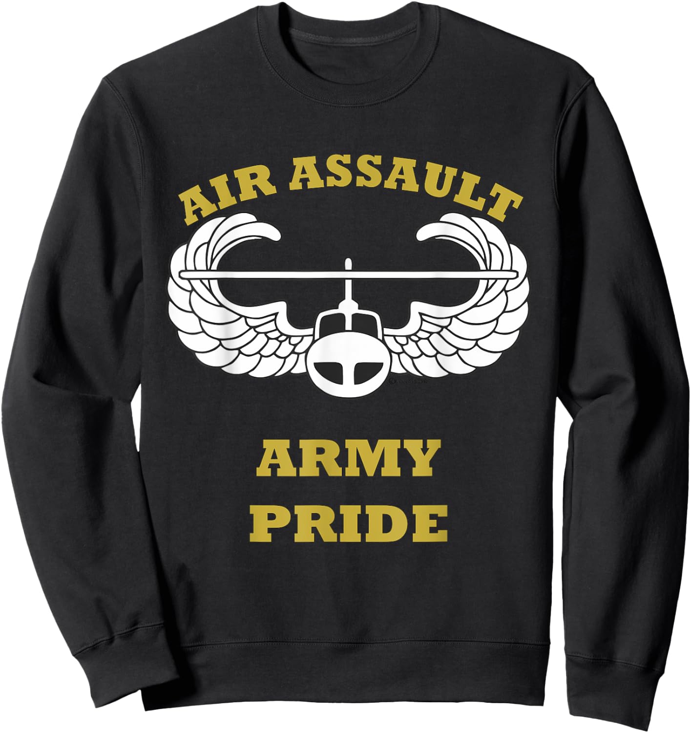 Air Assault Army Pride. Proud and a Great Accomplishment. Sweatshirt - Sweatshirt | Black