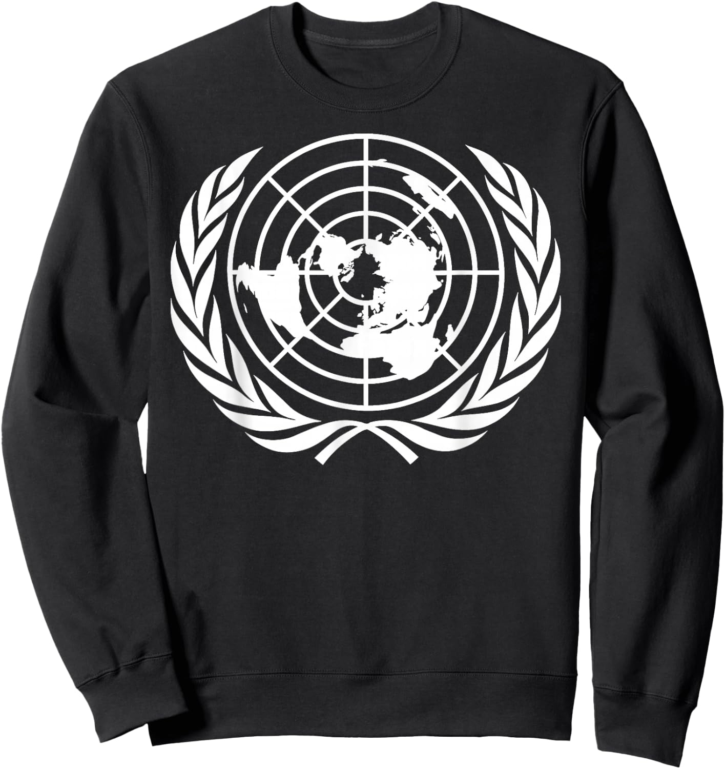 United Nations Flag Sweatshirt - Sweatshirt | Black