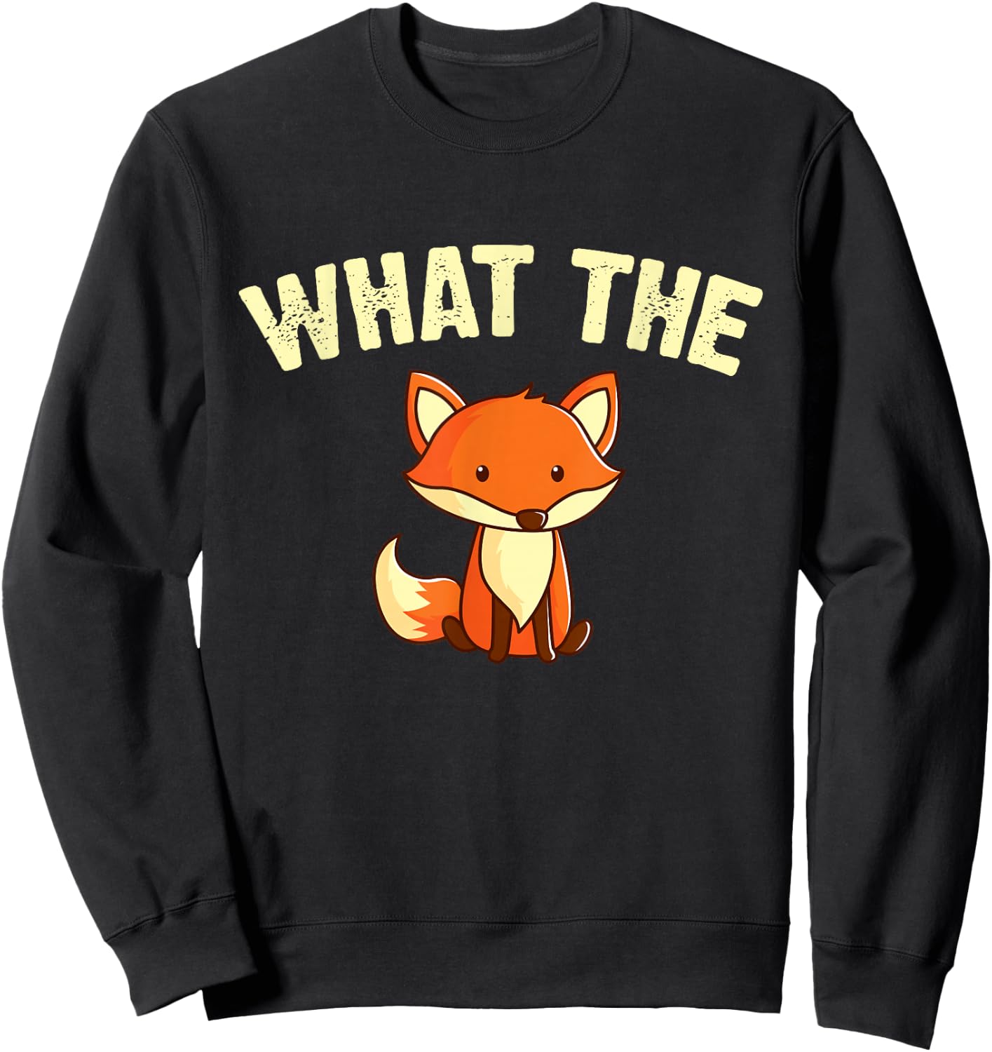 What The Fox Sweatshirt - Sweatshirt | Black