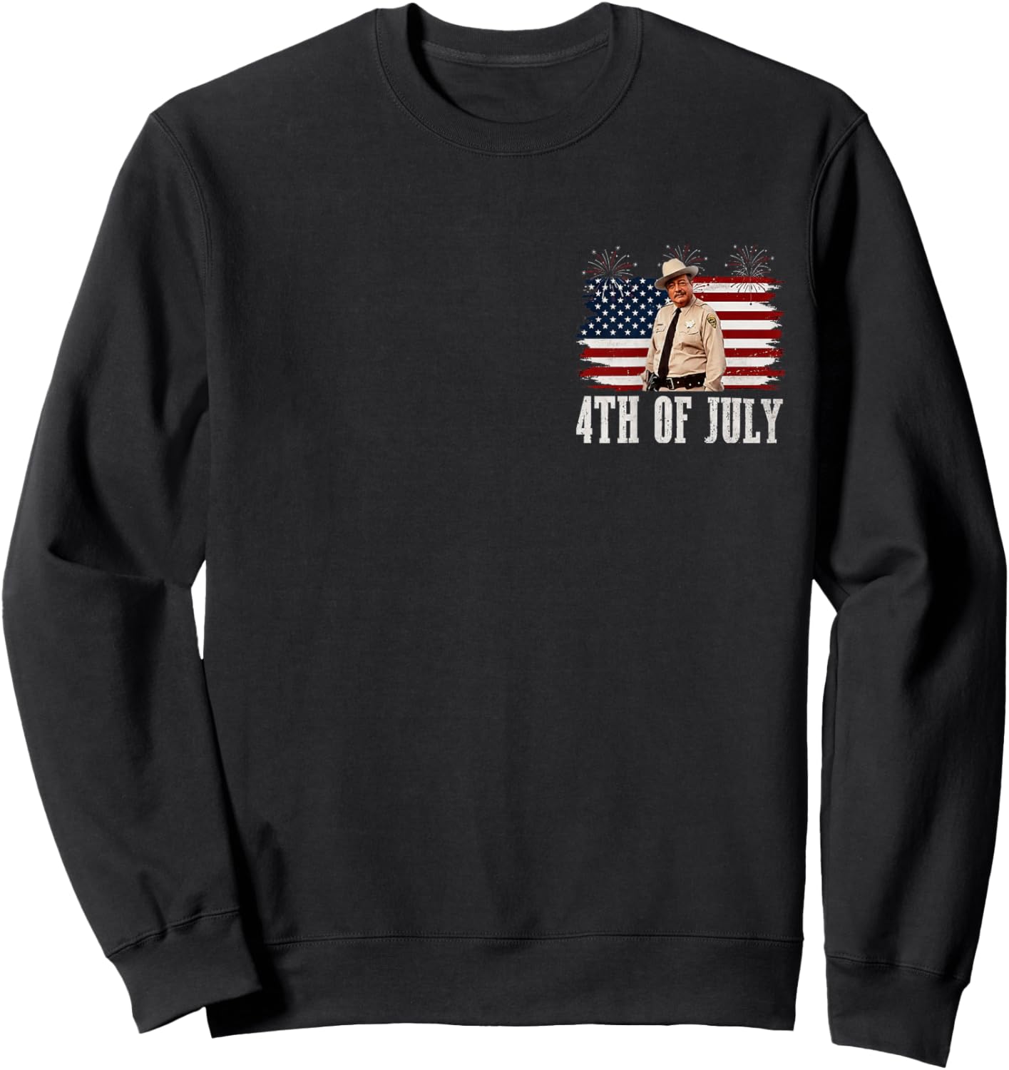 Happy 4th of July to All You Sumbitches Sweatshirt - Sweatshirt | Black