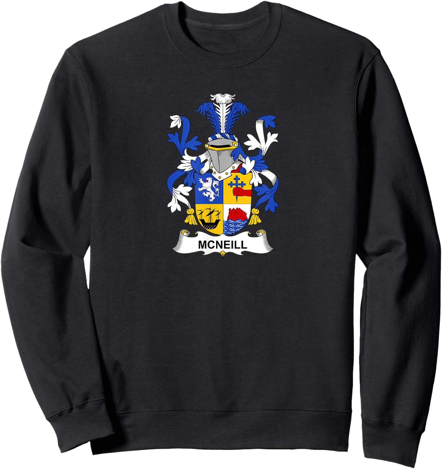 McNeill Coat of Arms - Family Crest Shirt Sweatshirt - Sweatshirt | Black