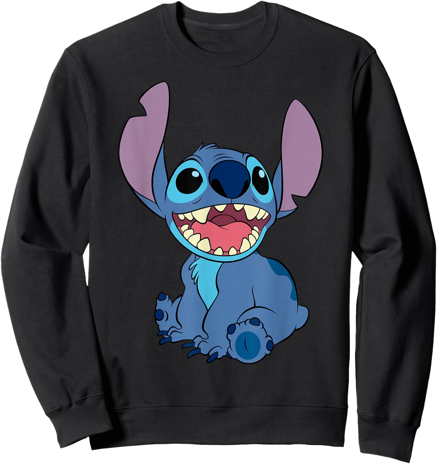 Lilo & Stitch - Sitting Sweatshirt - Sweatshirt | Black
