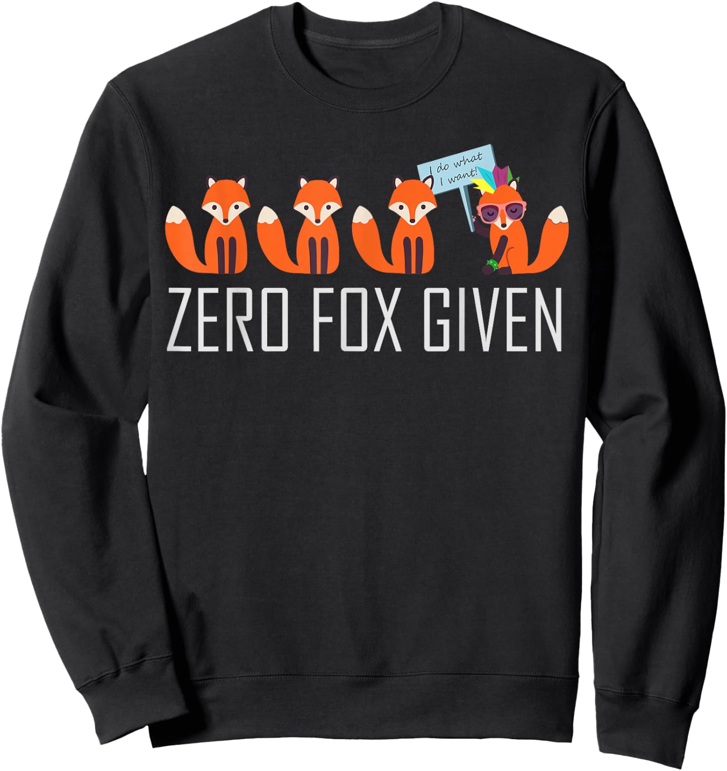 Zero Fox Given Sweatshirt - Sweatshirt | Black