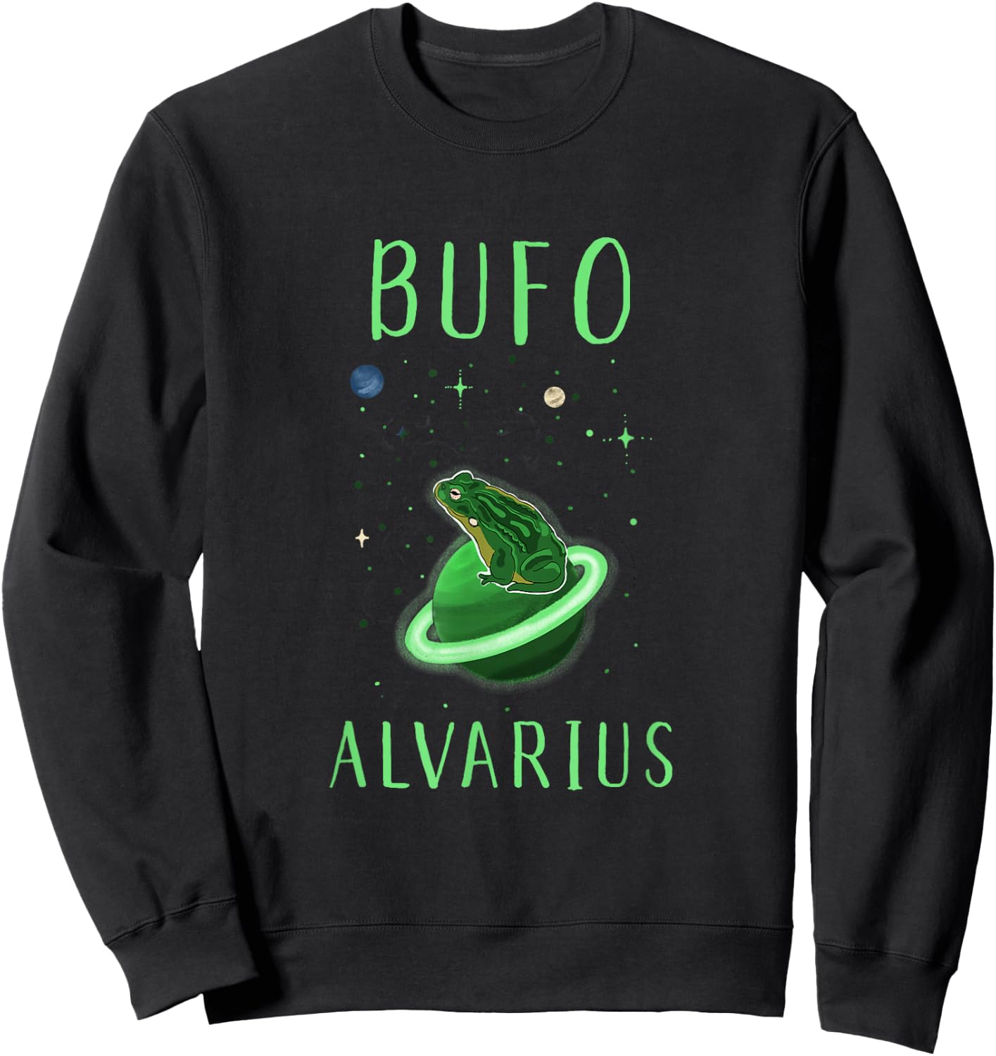Bufo Alvarius Frog Medicine - Entheogen Sweatshirt - Sweatshirt | Black