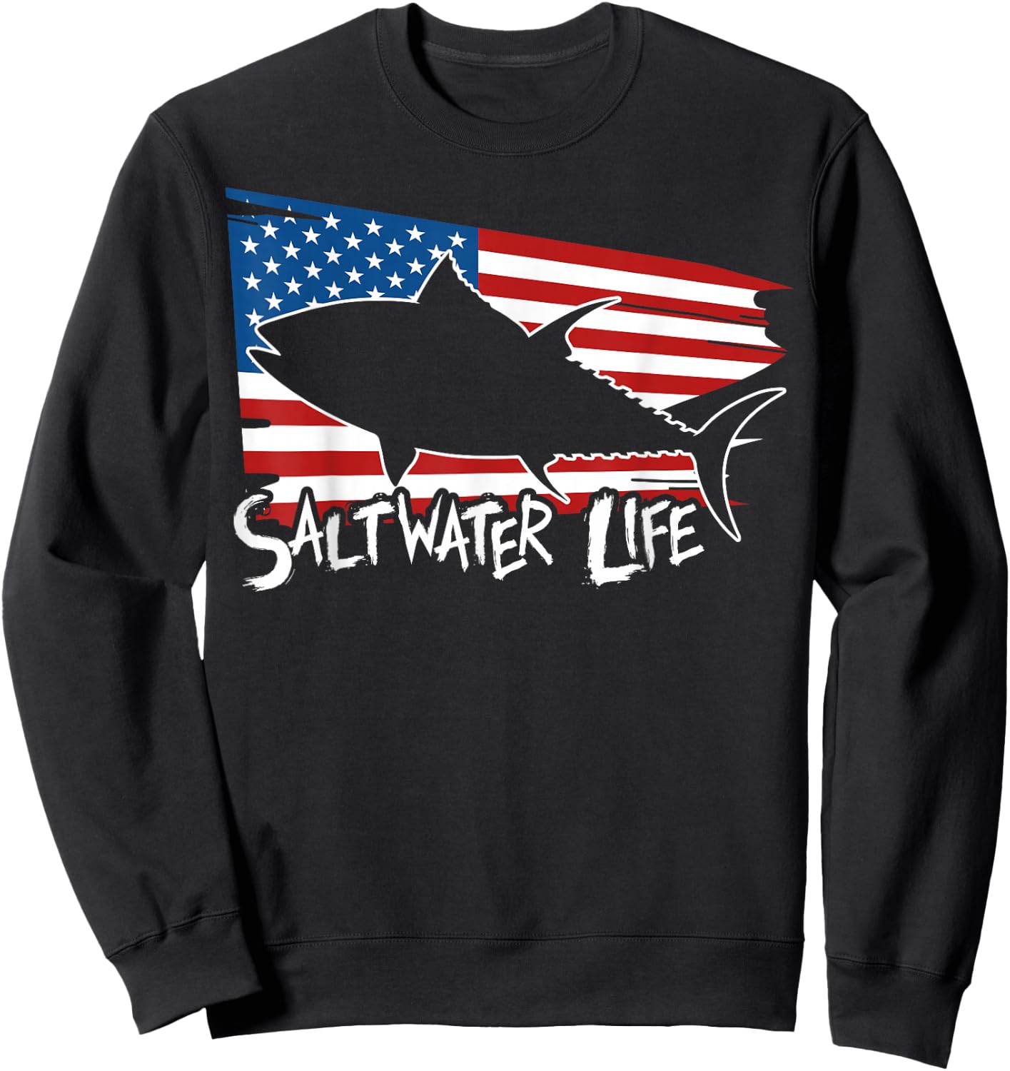 Saltwater Life - Fishing Shirts Sweatshirt - Sweatshirt | Black