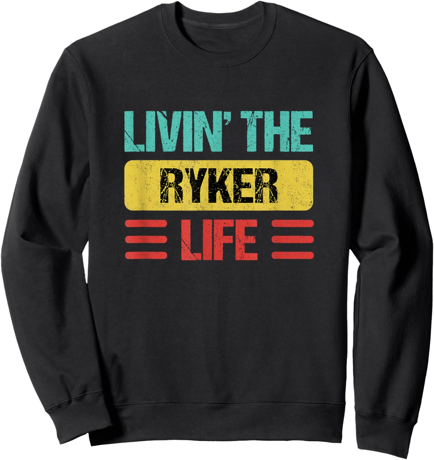 Ryker Name Sweatshirt - Sweatshirt | Black